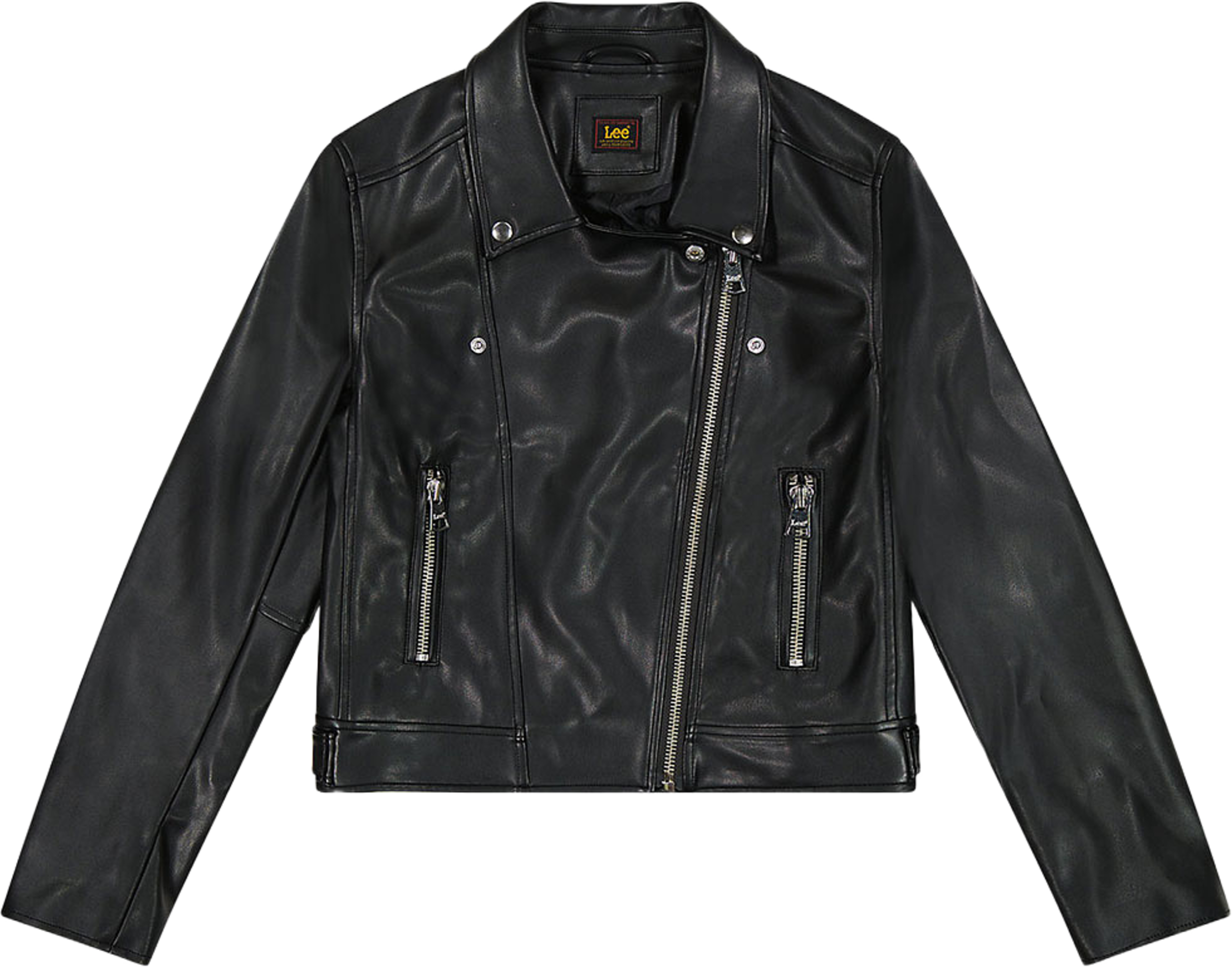 Moto Jacket, från Lee, i färgen Black. Klicka för att öppna bilden i stort format