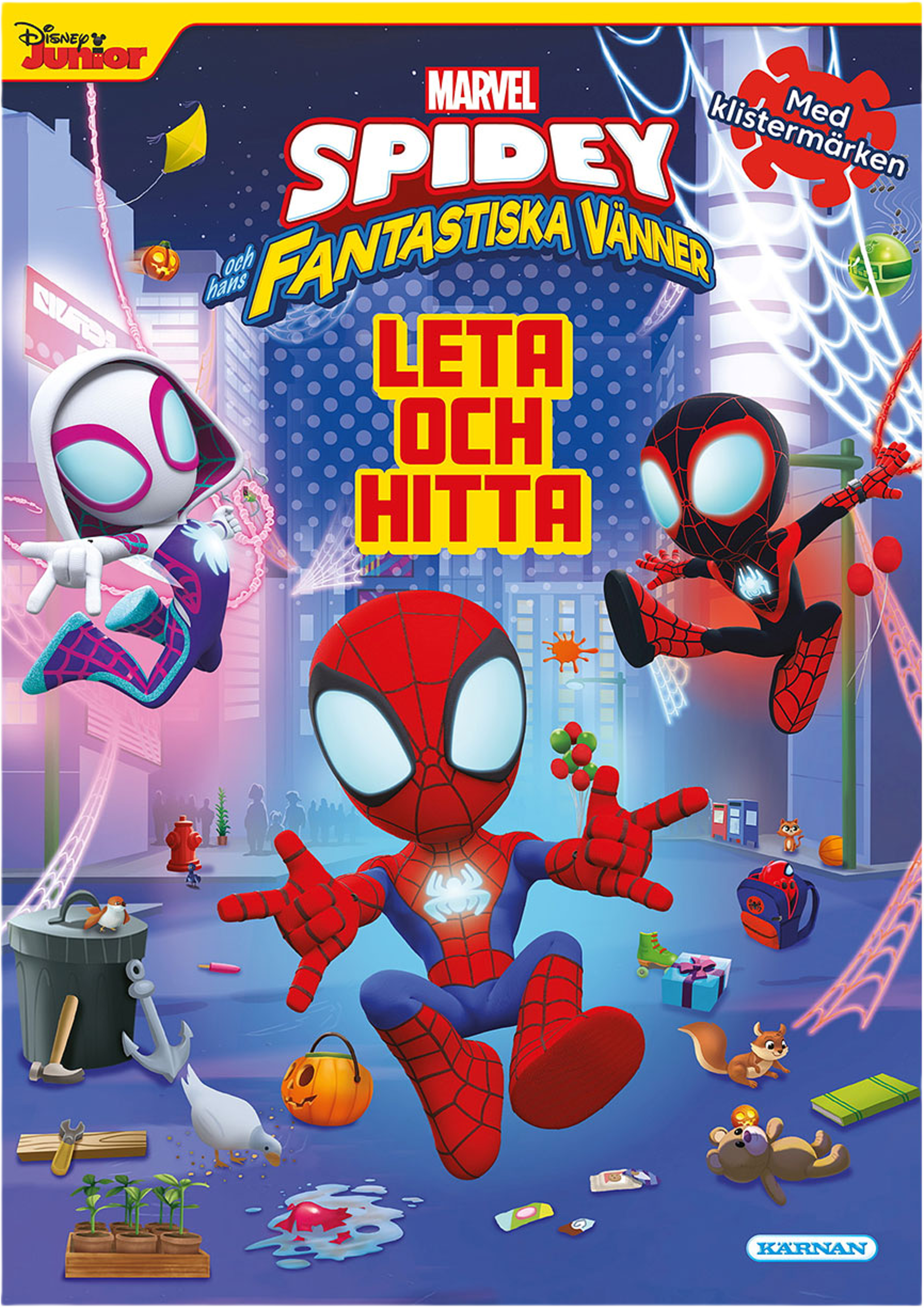 Pysselbok Spidey, Leta & hitta med Spidey