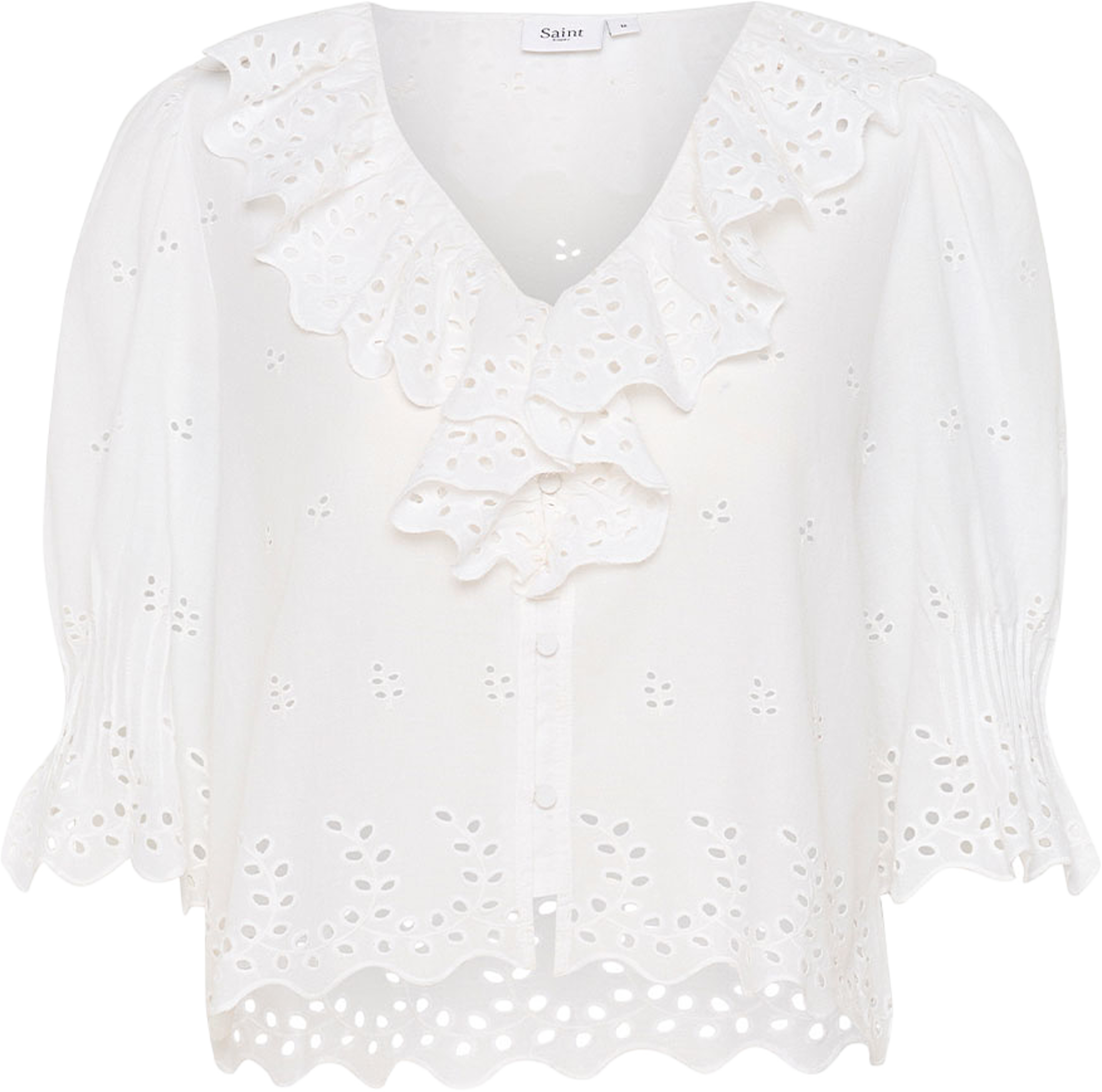 Kaita SZ Shirt, från Saint Tropez, i färgen Bright White. Klicka för att öppna bilden i stort format