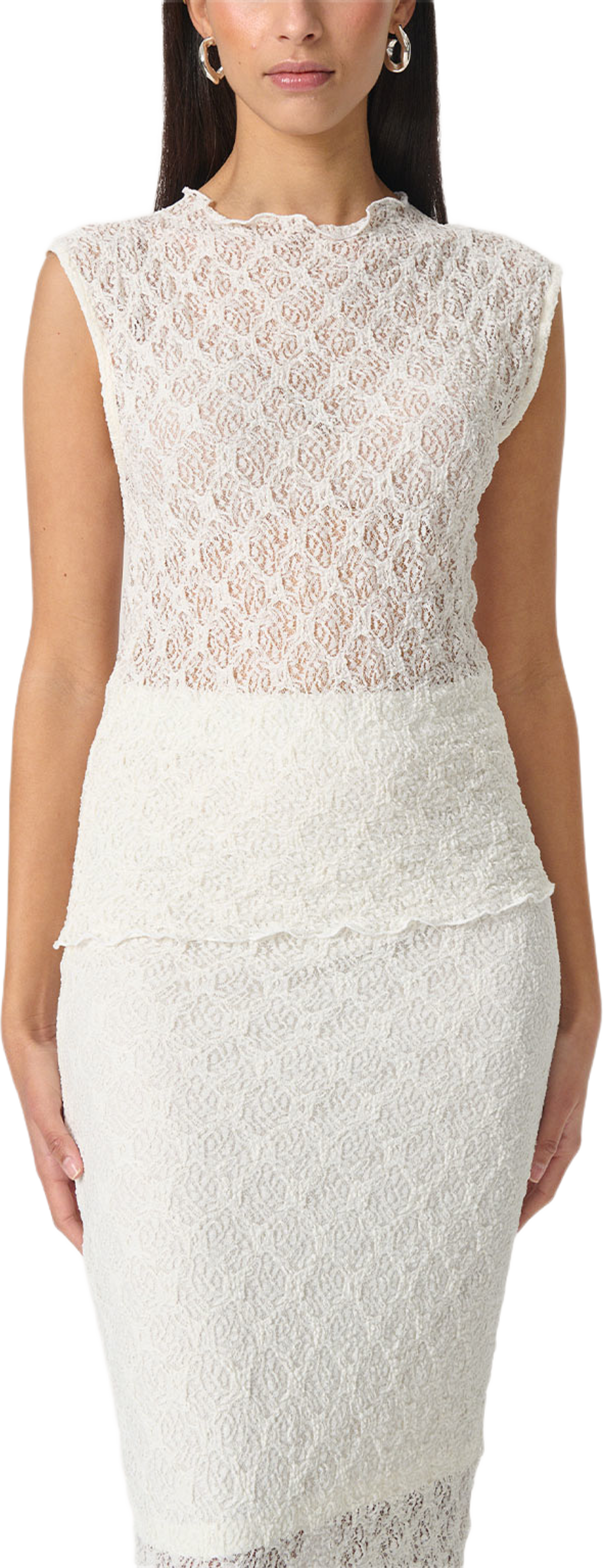 Jannet Top, från Soaked In Luxury, i färgen Whisper White. Klicka för att öppna bilden i stort format