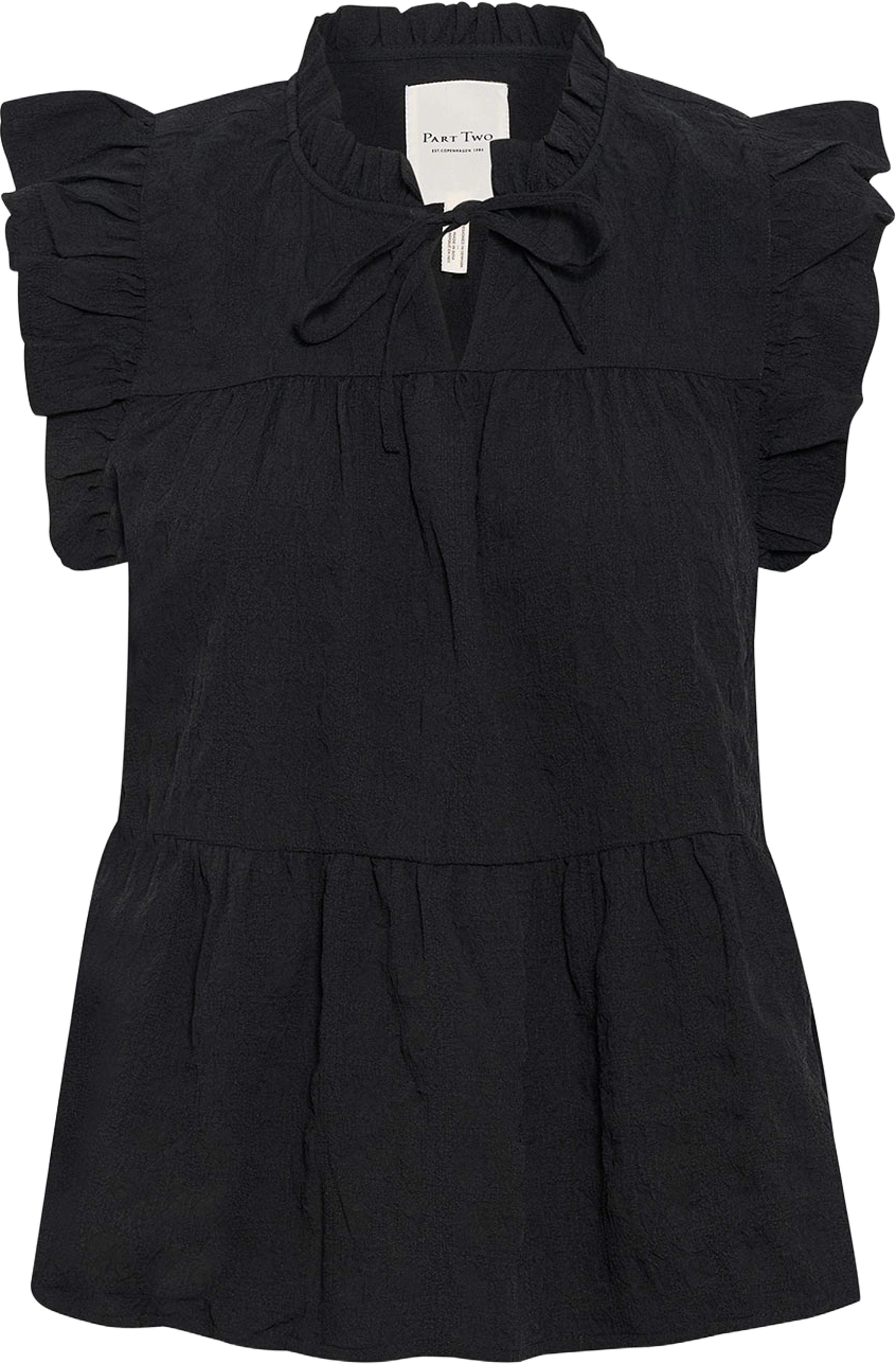 Gimaline PW TO Shirt, från Part Two, i färgen Black. Klicka för att öppna bilden i stort format