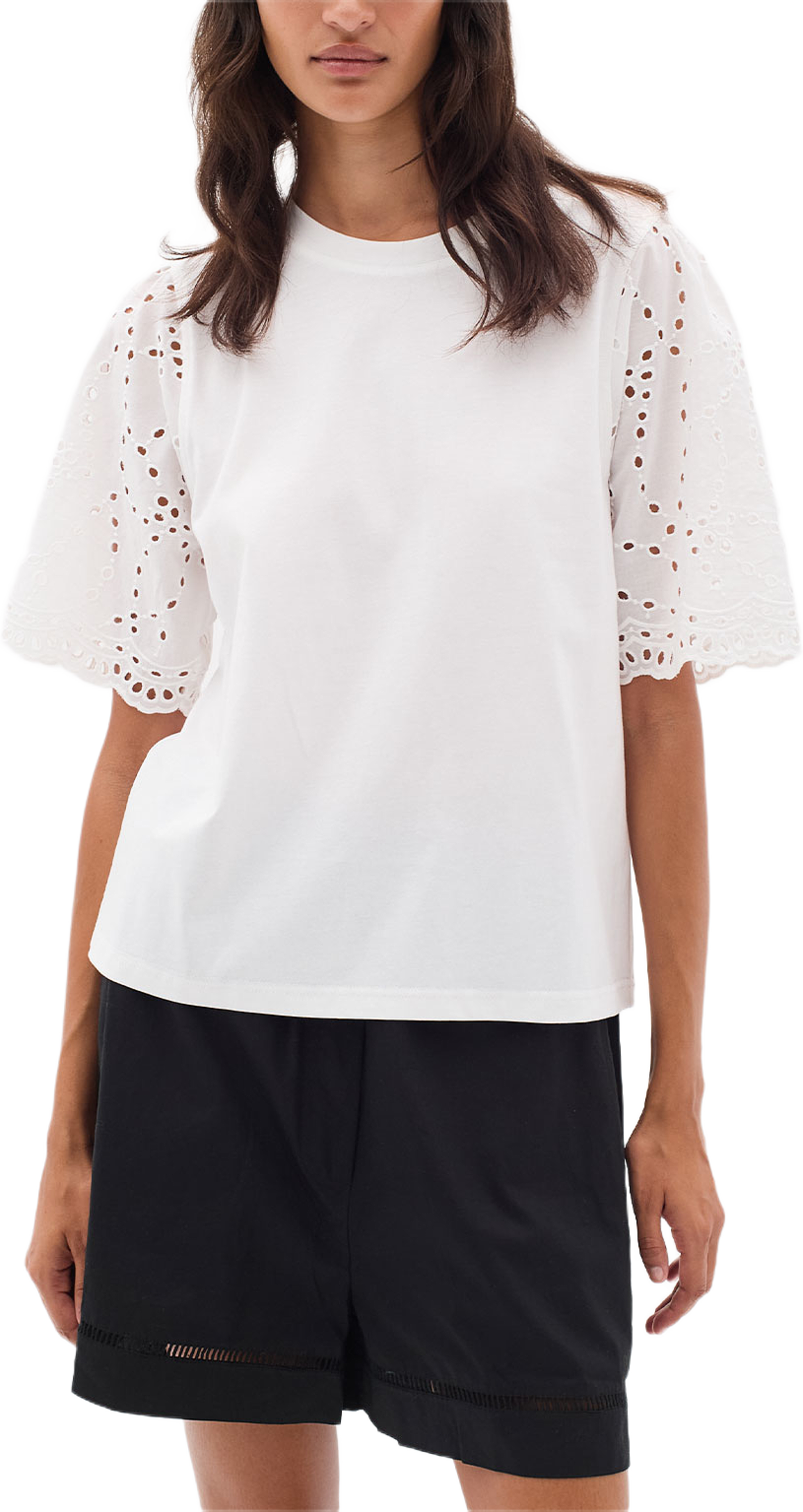 Faith Top, från Inwear, i färgen Pure White. Klicka för att öppna bilden i stort format