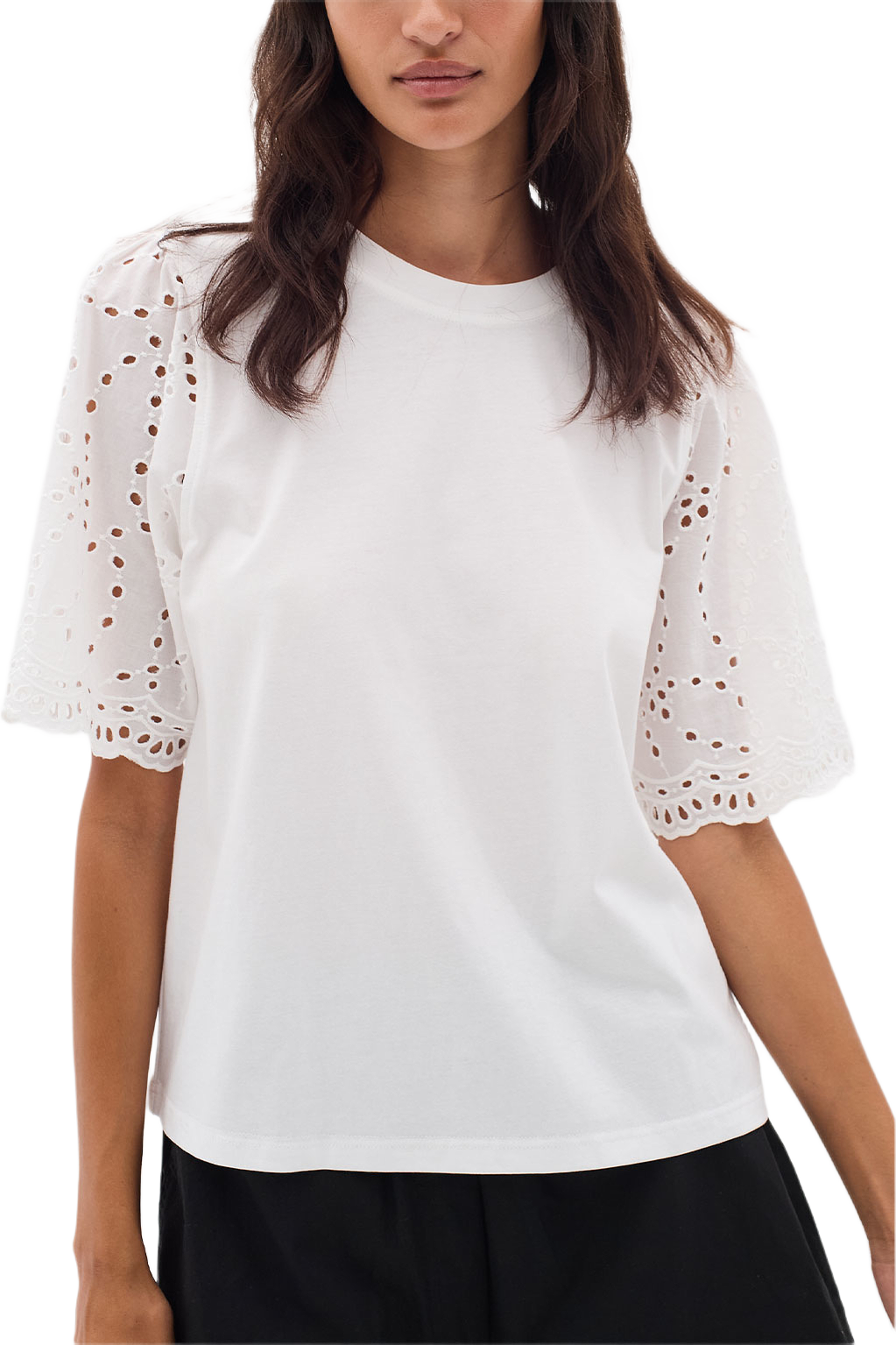 Faith Top, från Inwear, i färgen Pure White. Klicka för att öppna bilden i stort format