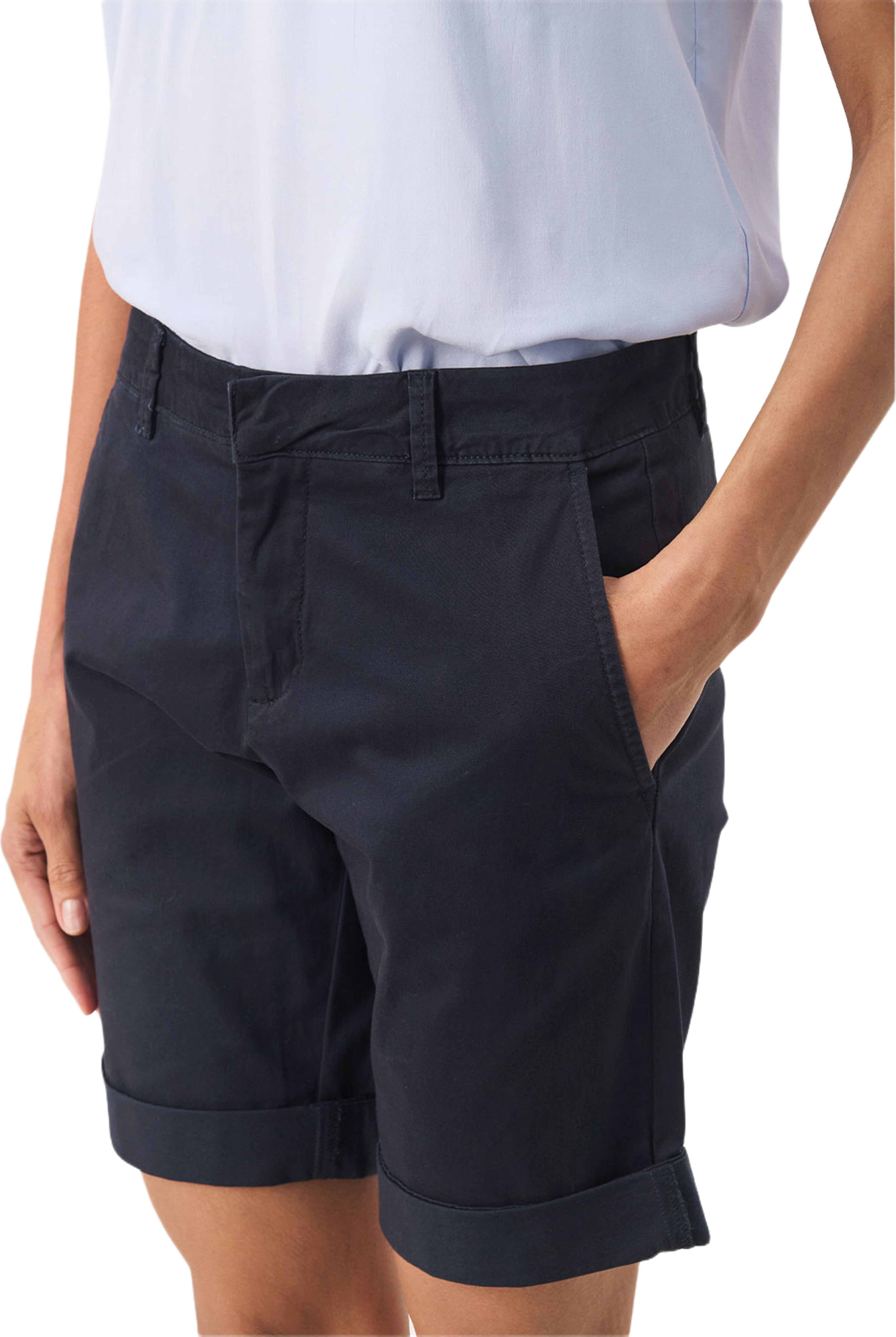 HanijanPW Shorts, från Part Two, i färgen Dark Navy. Klicka för att öppna bilden i stort format