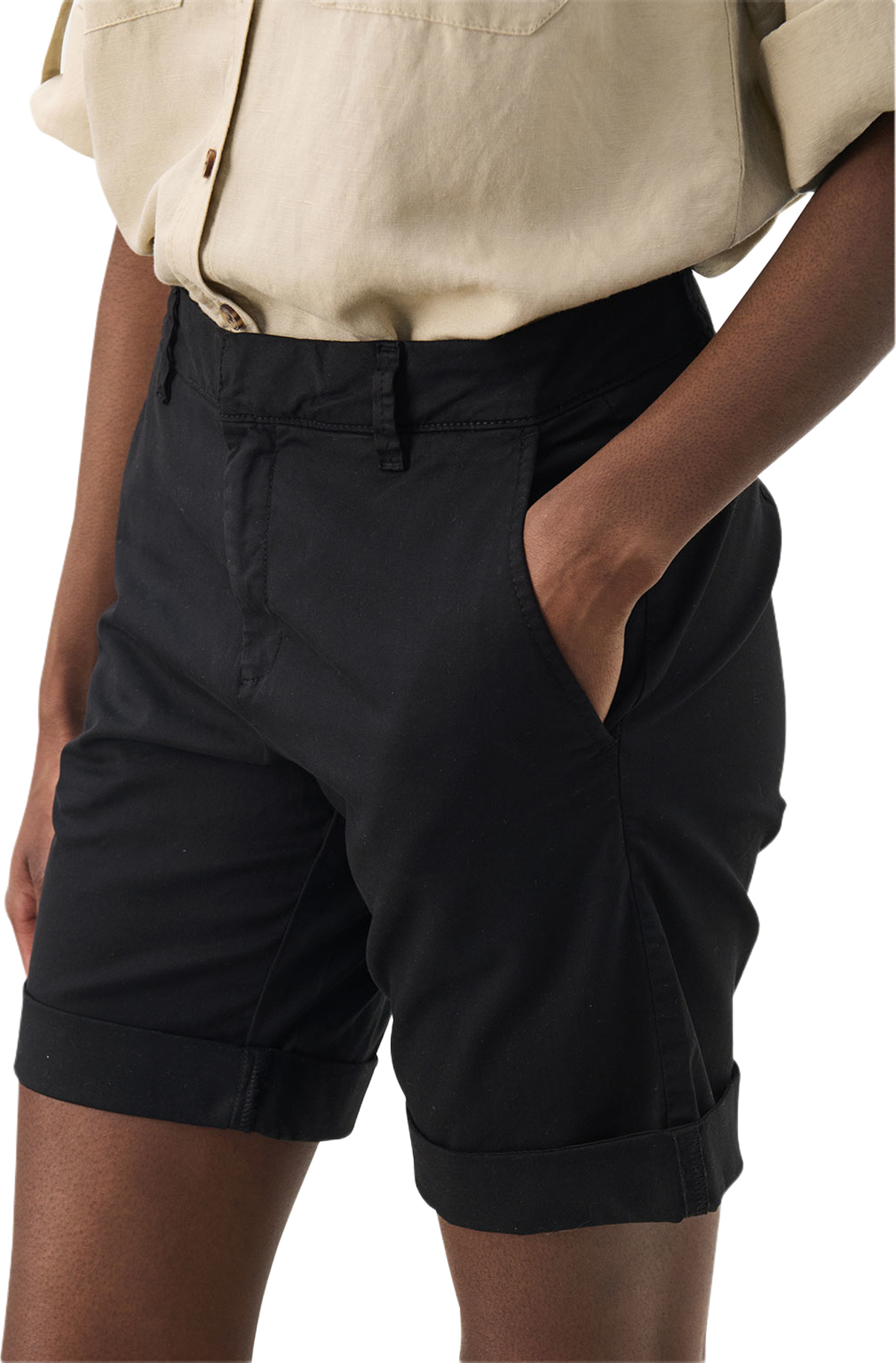 HanijanPW Shorts, från Part Two, i färgen Black. Klicka för att öppna bilden i stort format