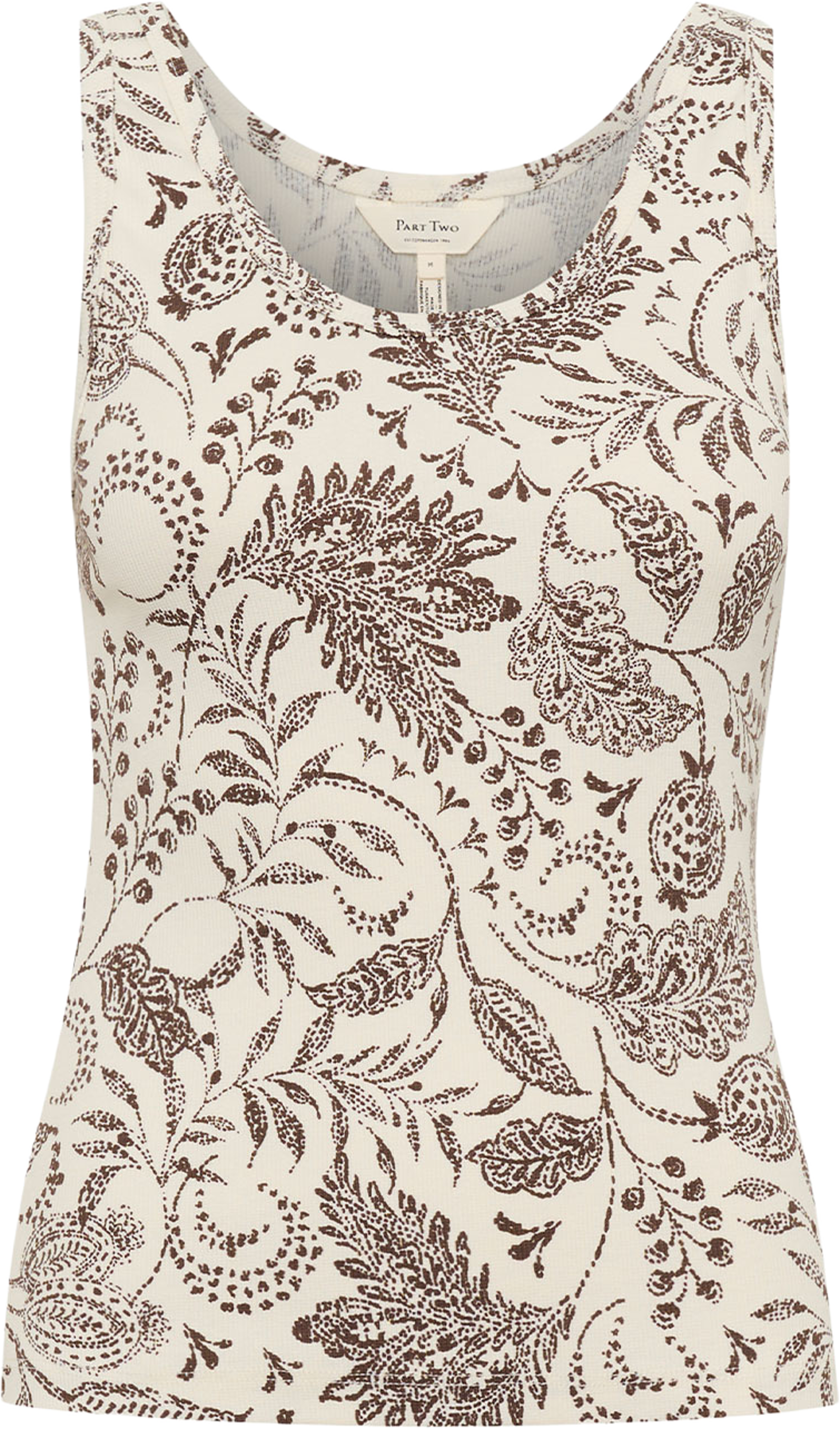 Roselyn PW TO Shirt, från Part Two, i färgen Bracken Paisley Print. Klicka för att öppna bilden i stort format