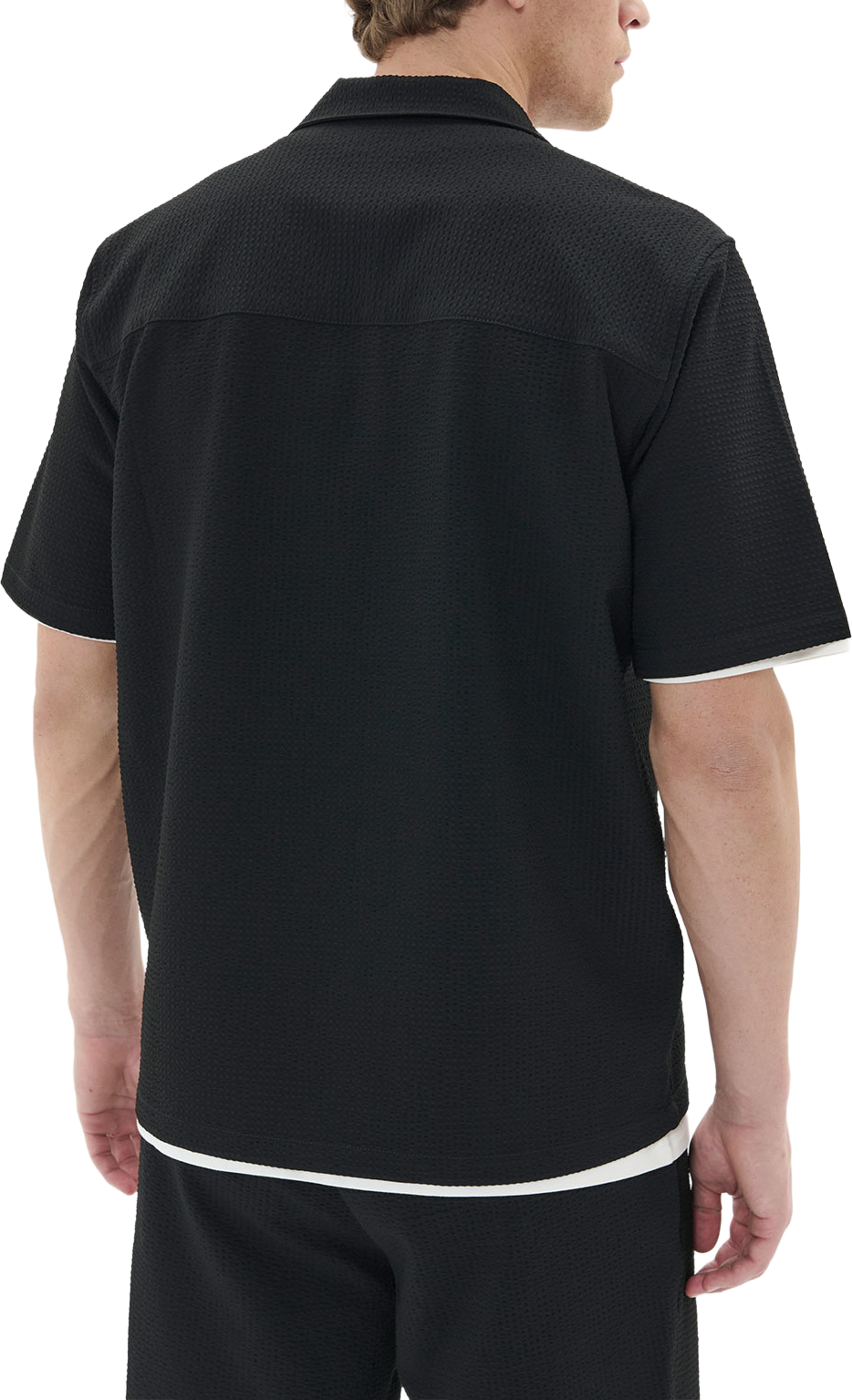 Klampo Shirt, från Matinique, i färgen Black. Klicka för att öppna bilden i stort format