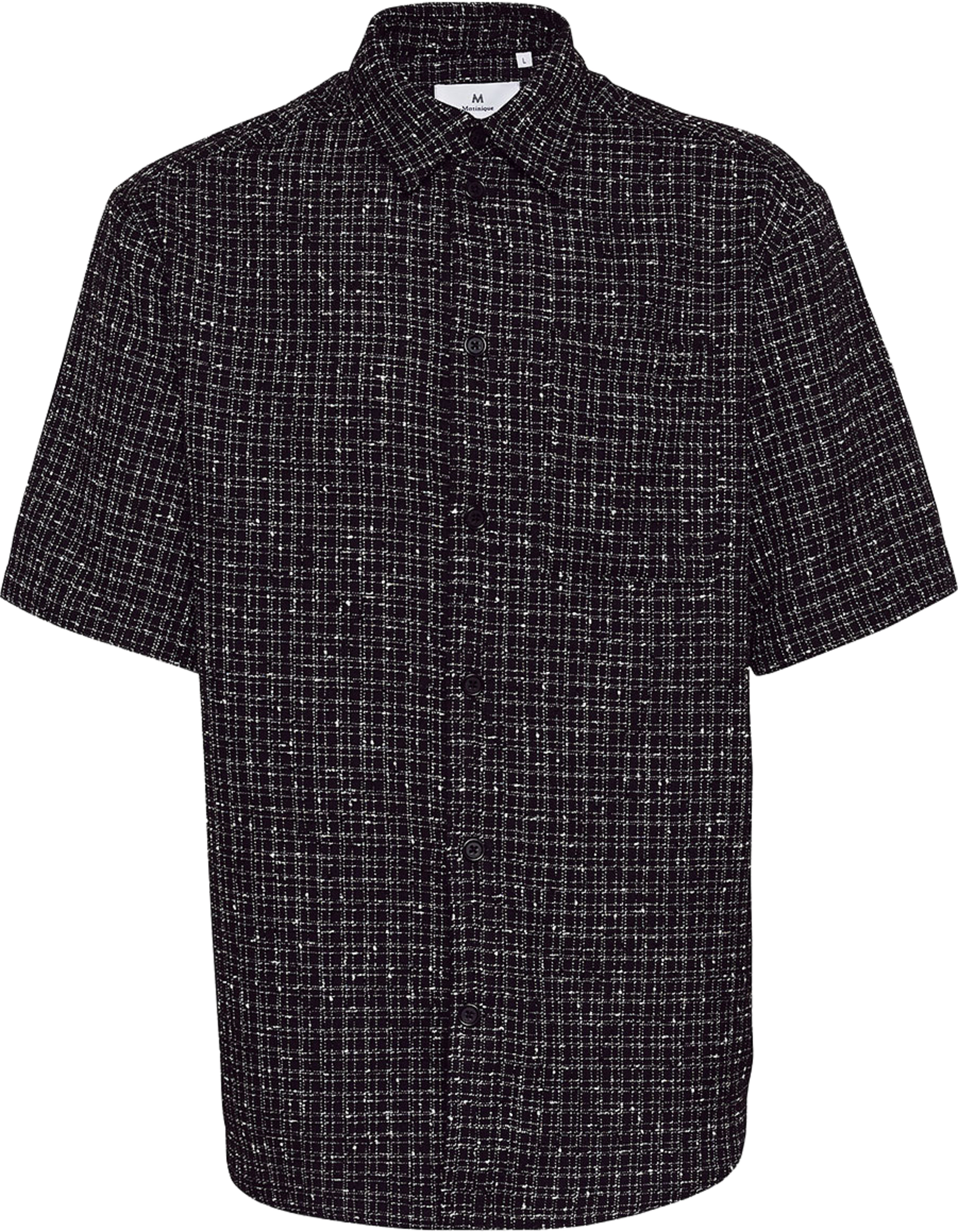 Franjo 73 Shirt, från Matinique, i färgen Black. Klicka för att öppna bilden i stort format