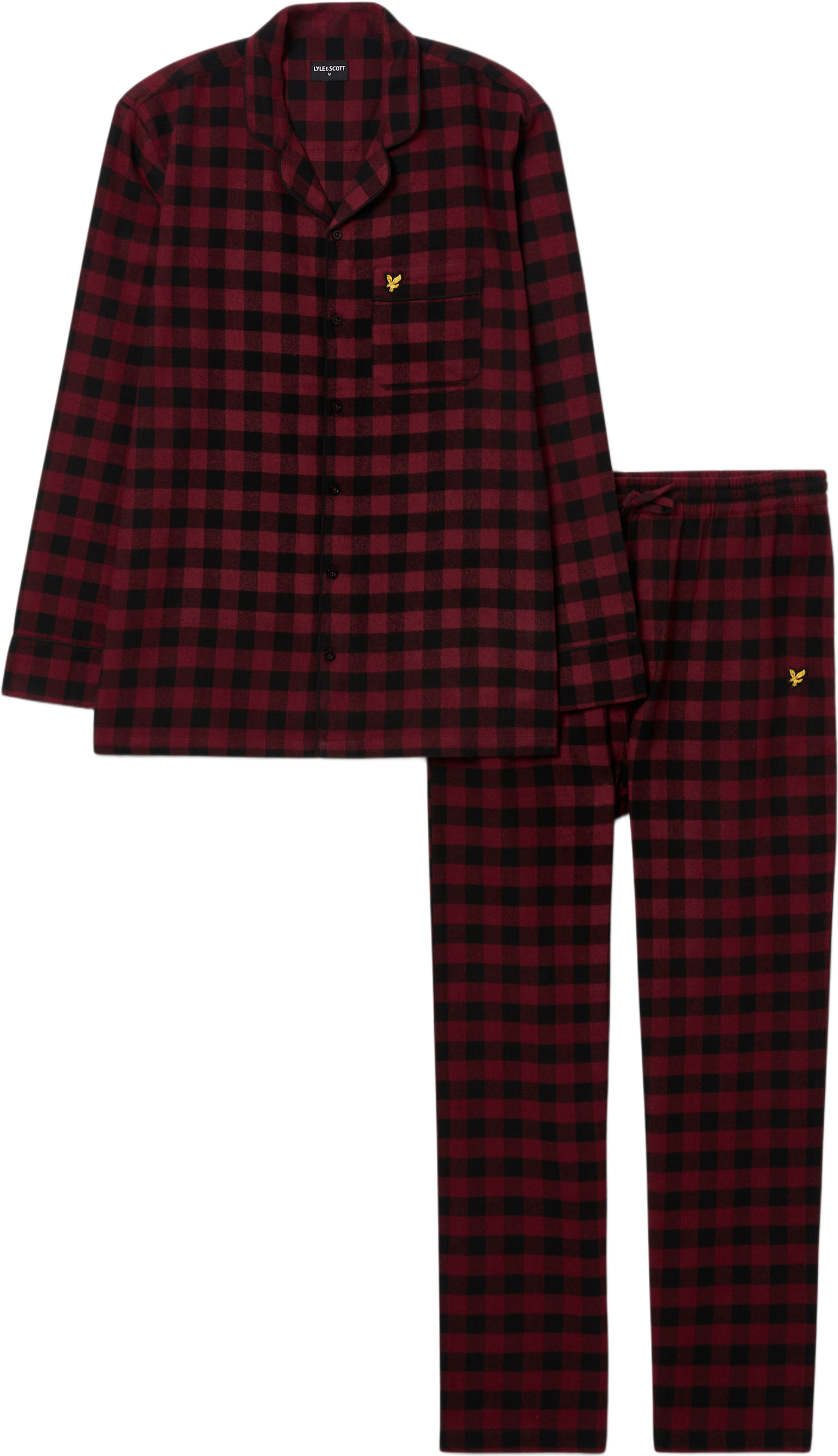 Julian Pyjamas set, från Lyle & Scott, i färgen Wine Tasting/Peacoat Check. Klicka för att öppna bilden i stort format