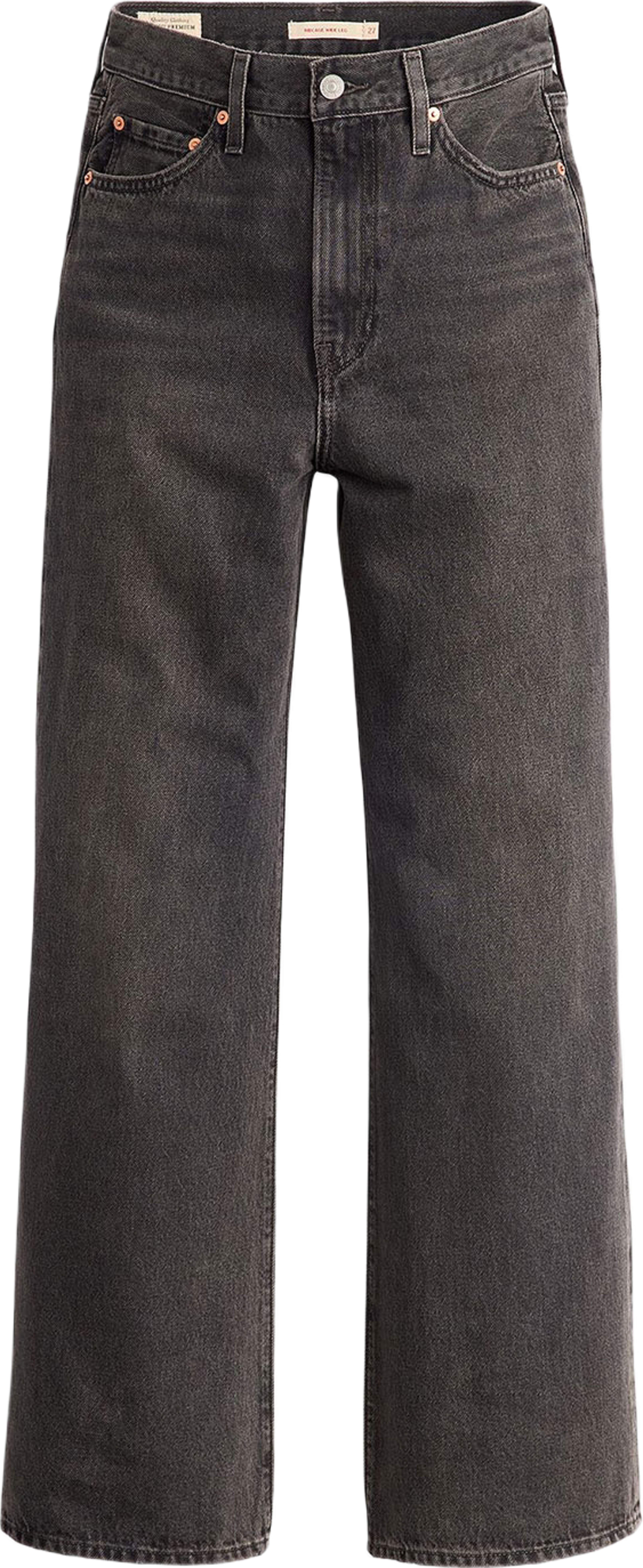 Ribcage Jeans med vida ben