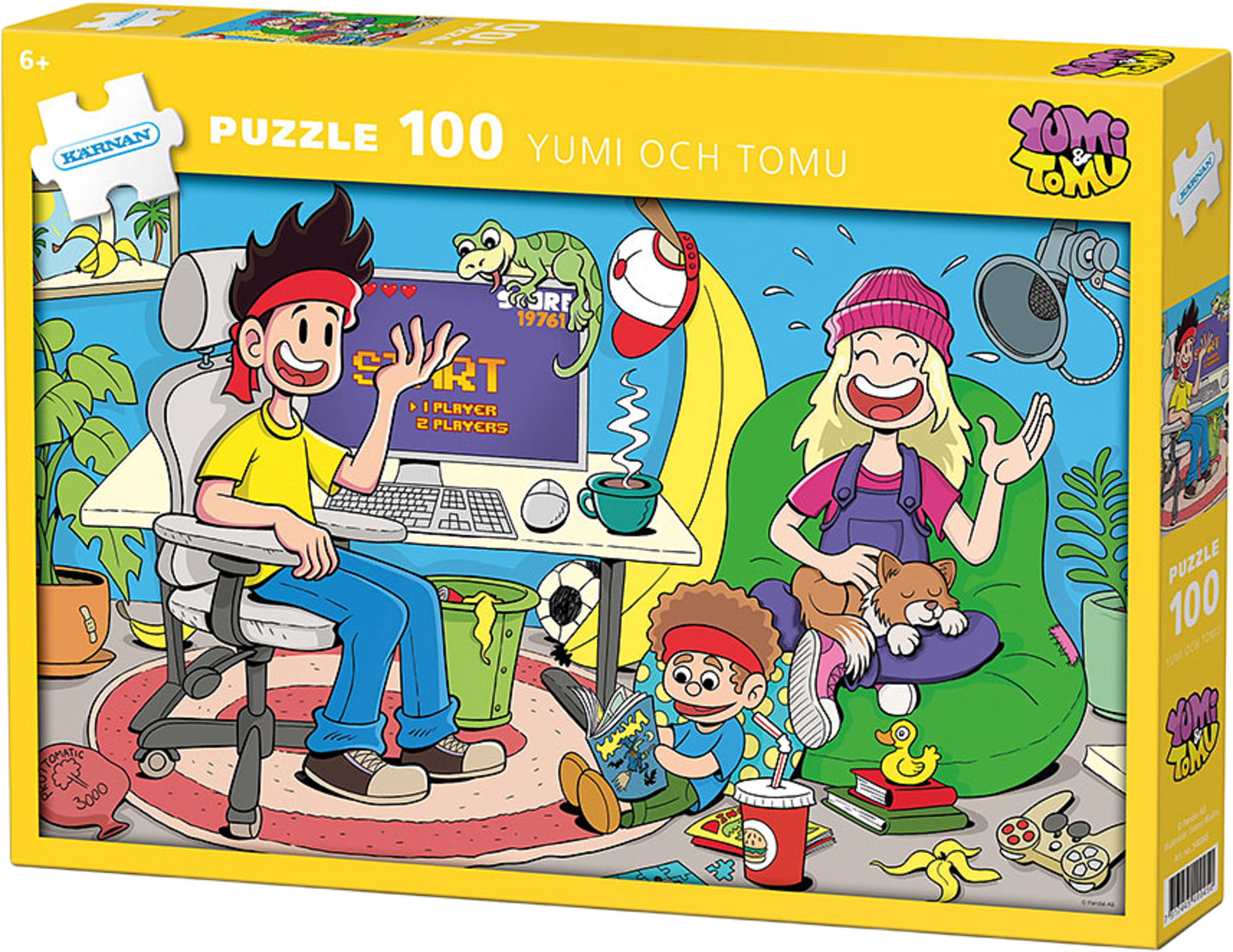 Pussel 100 bitar, Yumi & Tomu