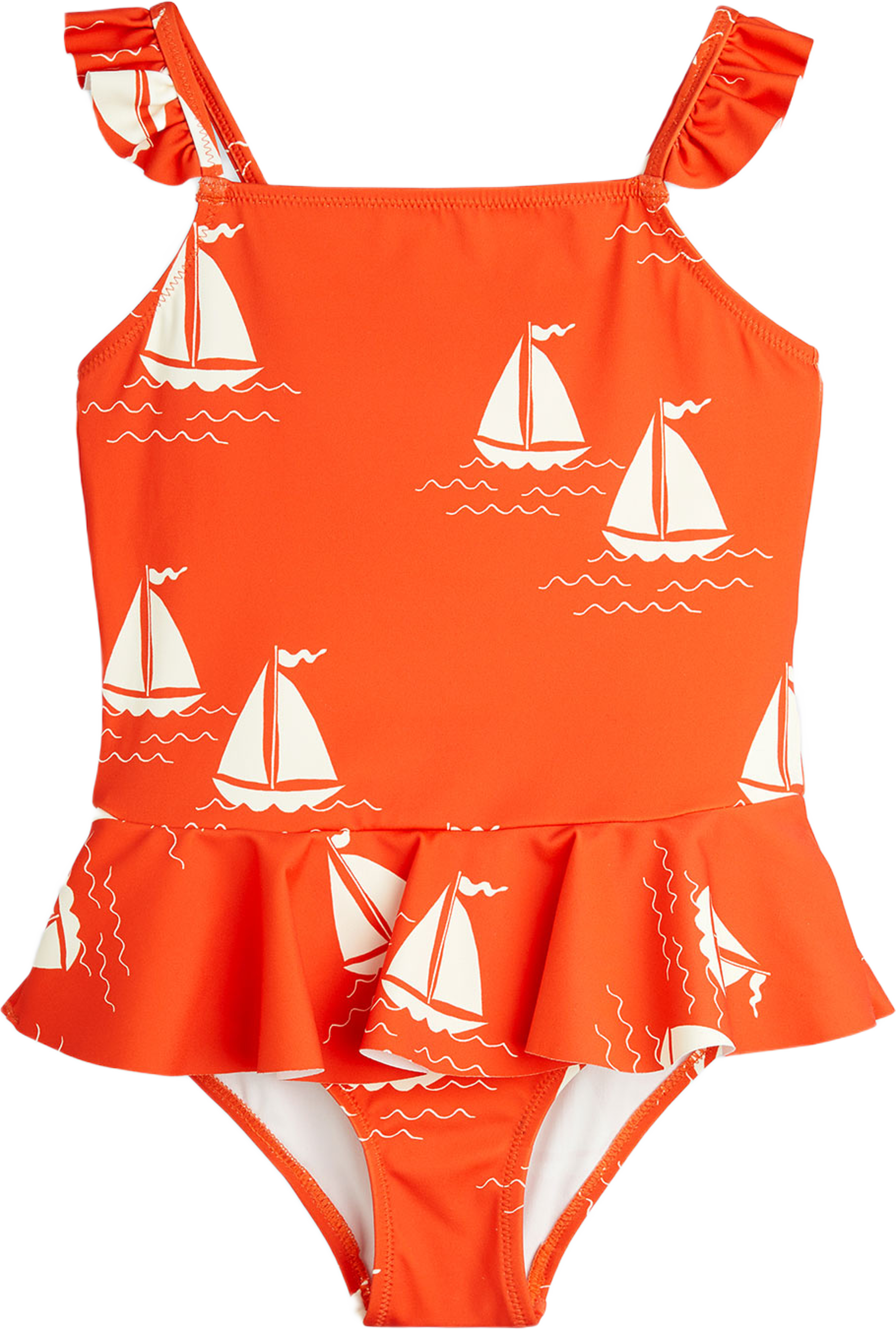 SAILING BOATS AOP SKIRT SWIMSUIT