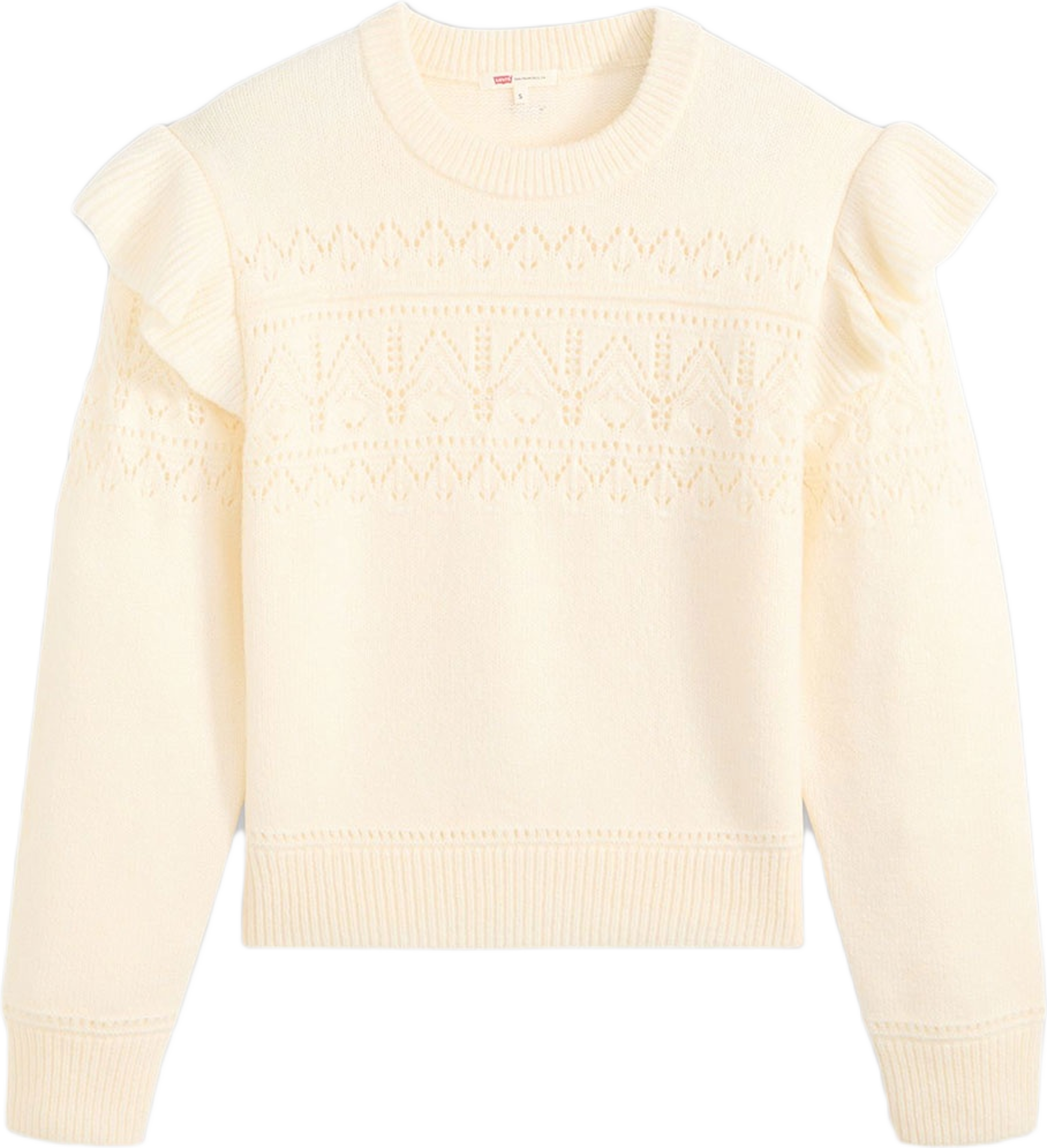 Shane Flutter Sleeve Sweater