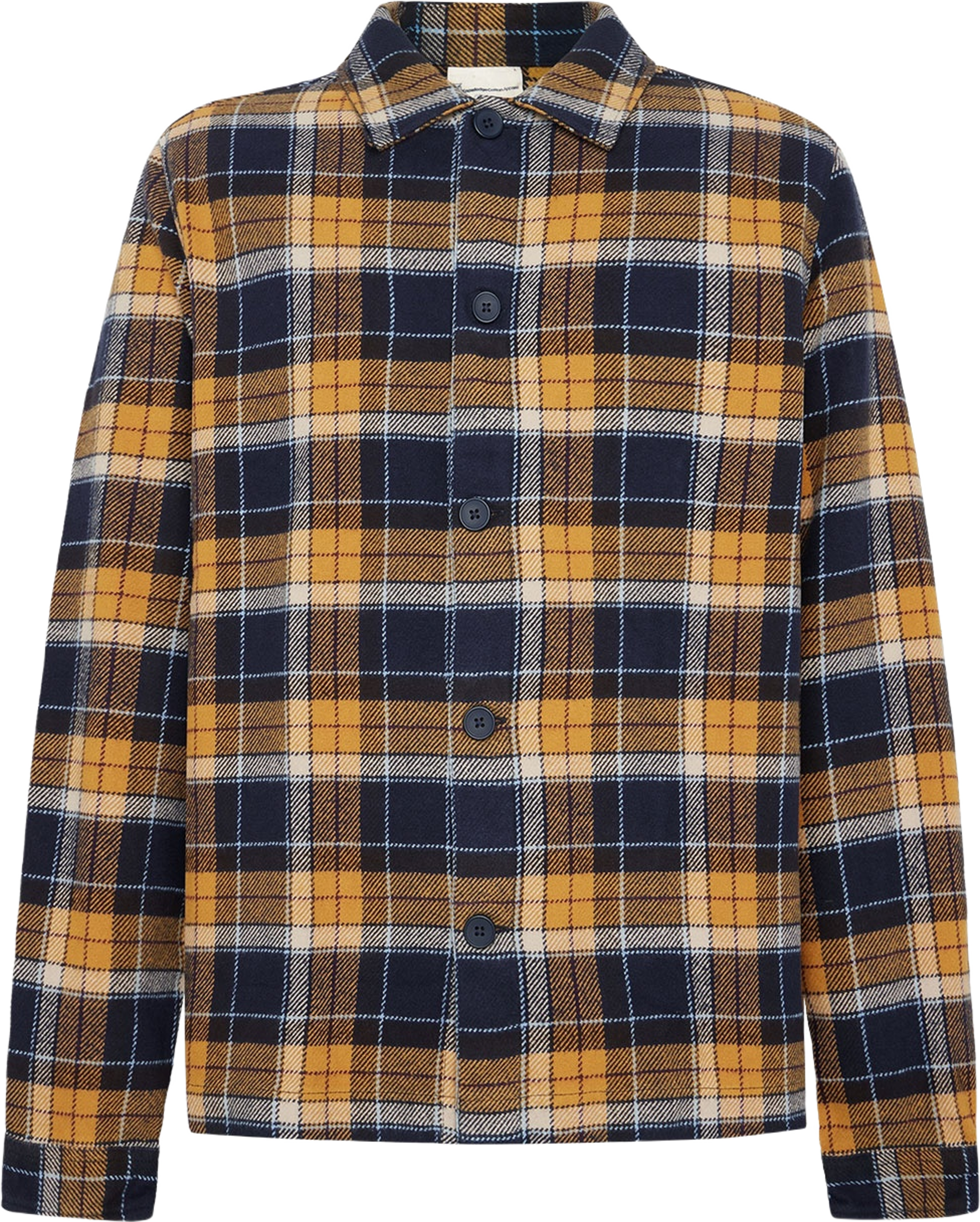 Big Checked Heavy Flannel Overshirt - GOTS/Vegan