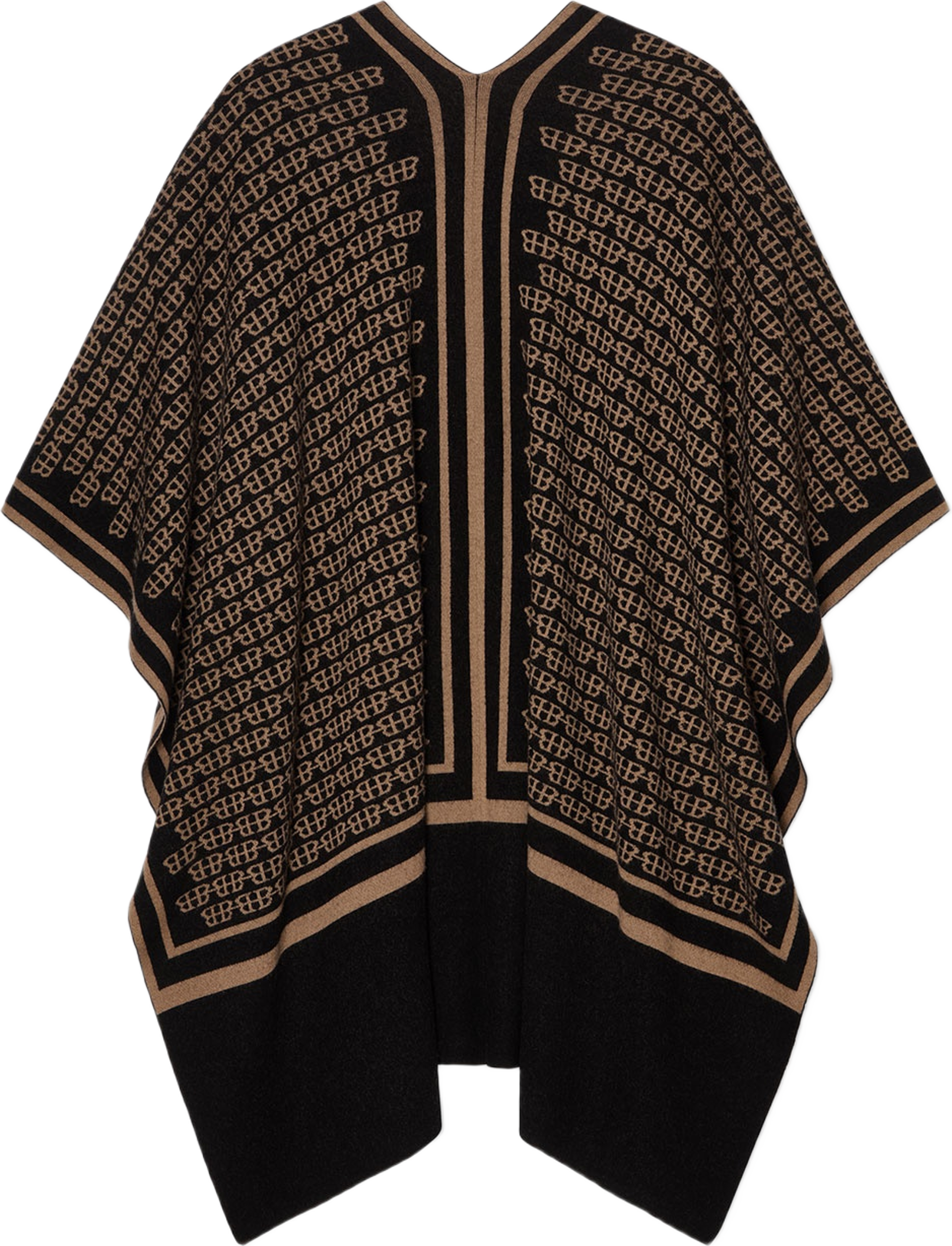 Garnette Poncho Jacquard