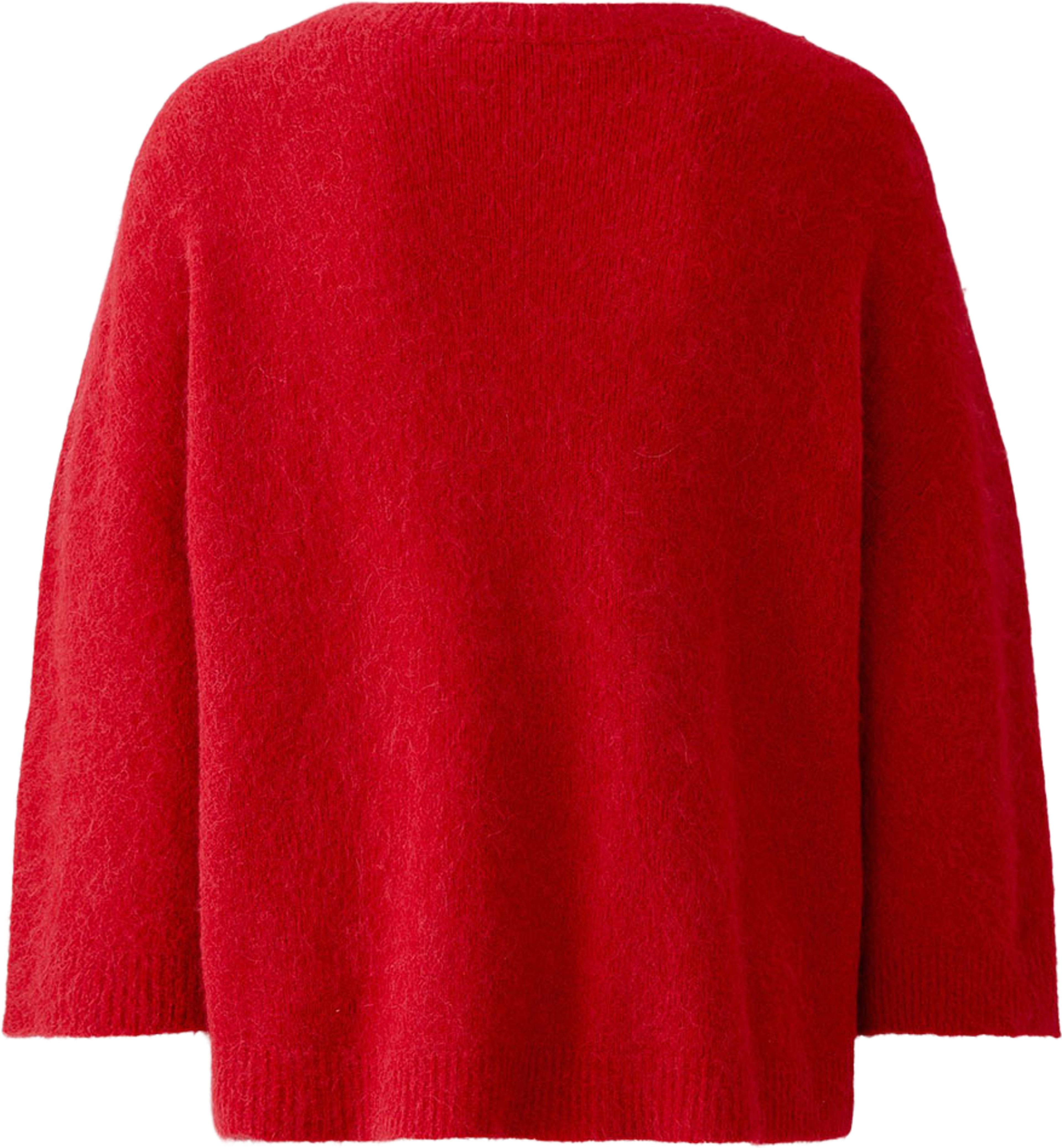 Stickad tröja Alpackablend, från Oui, i färgen Scarlet Sage. Klicka för att öppna bilden i stort format