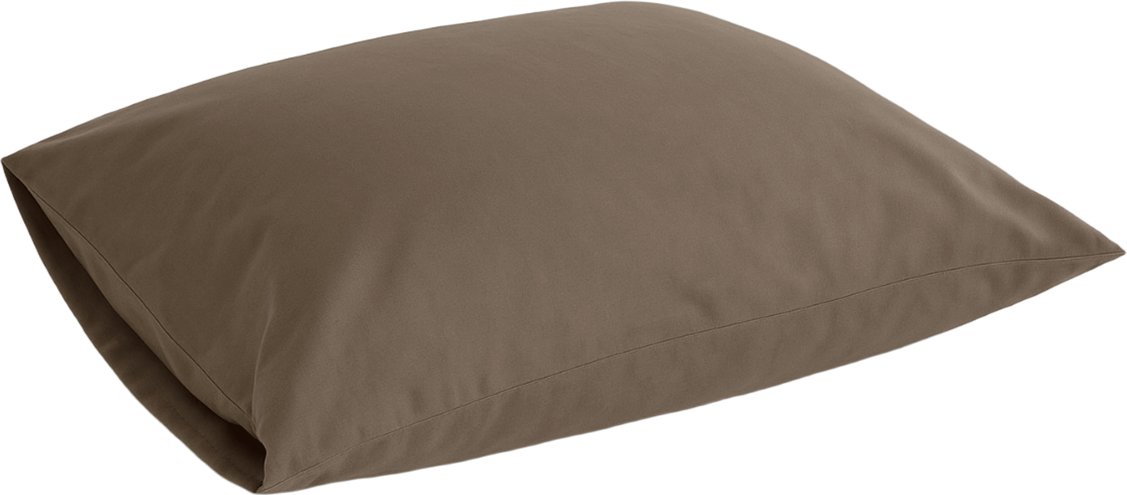Bambu lyocell kuddfodral 2-pack 50x60, från Movesgood, i färgen Mud. Klicka för att öppna bilden i stort format