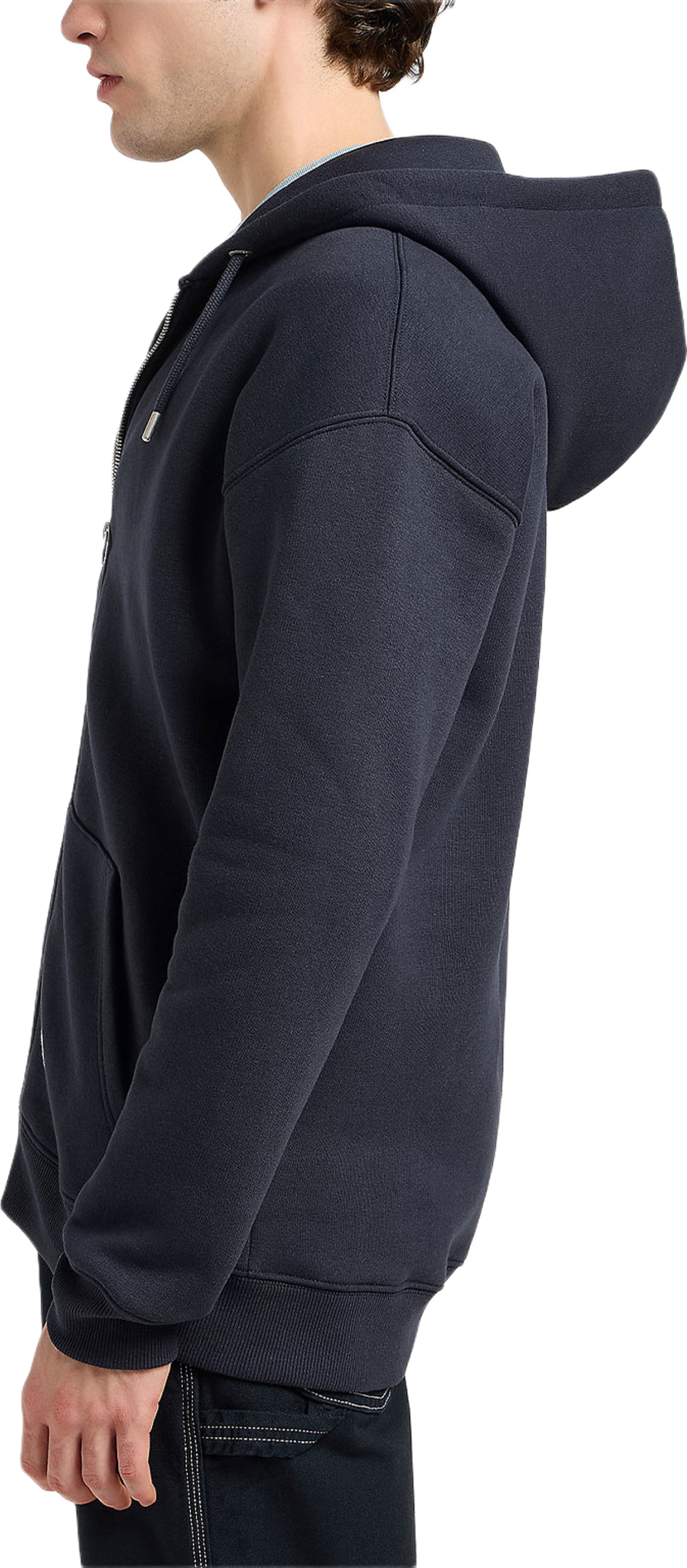 Ww Full Zip Hoodie, från Lee, i färgen Rebel Navy. Klicka för att öppna bilden i stort format
