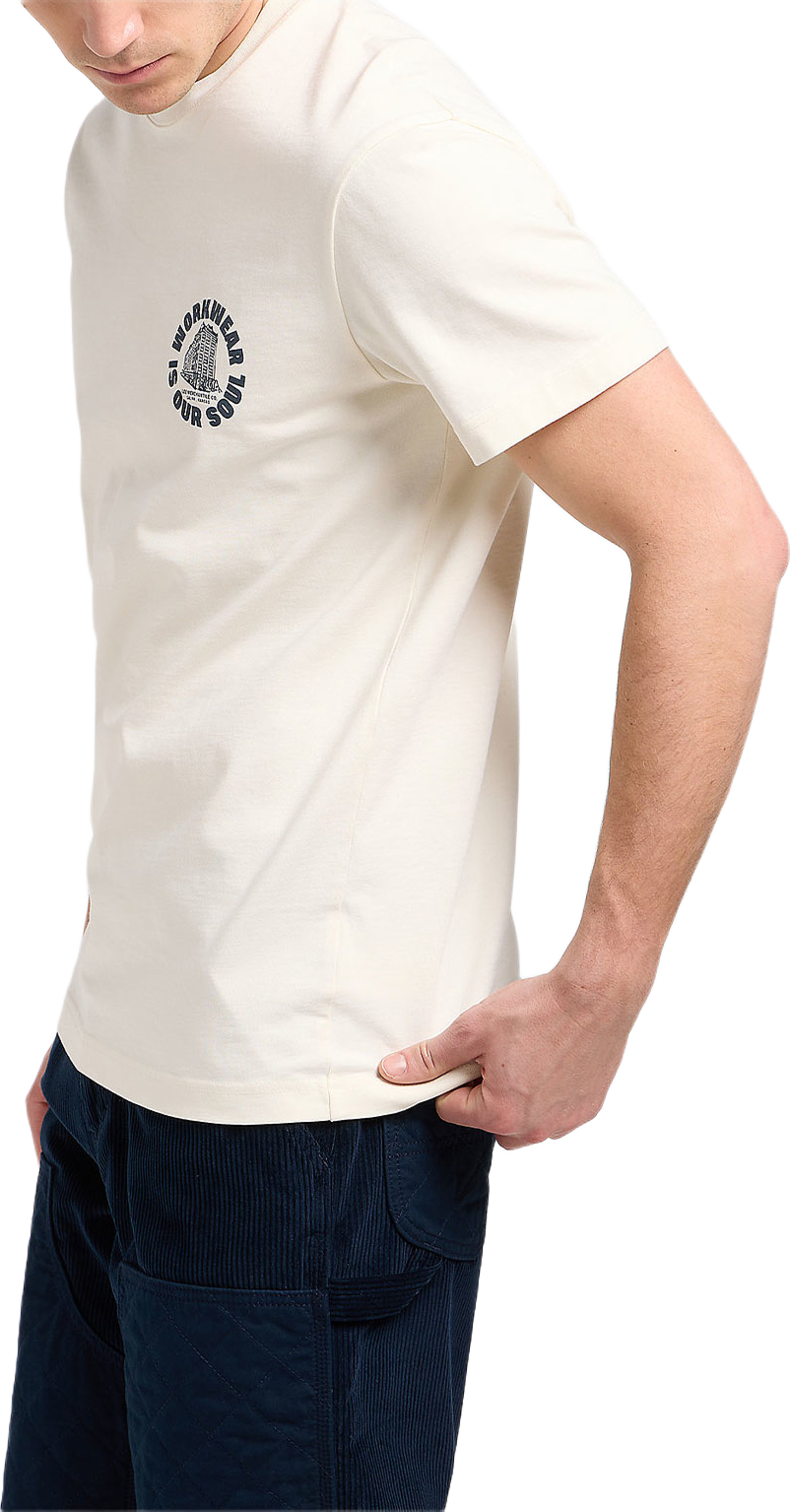 Ww Graphic Tee, från Lee, i färgen Ecru. Klicka för att öppna bilden i stort format