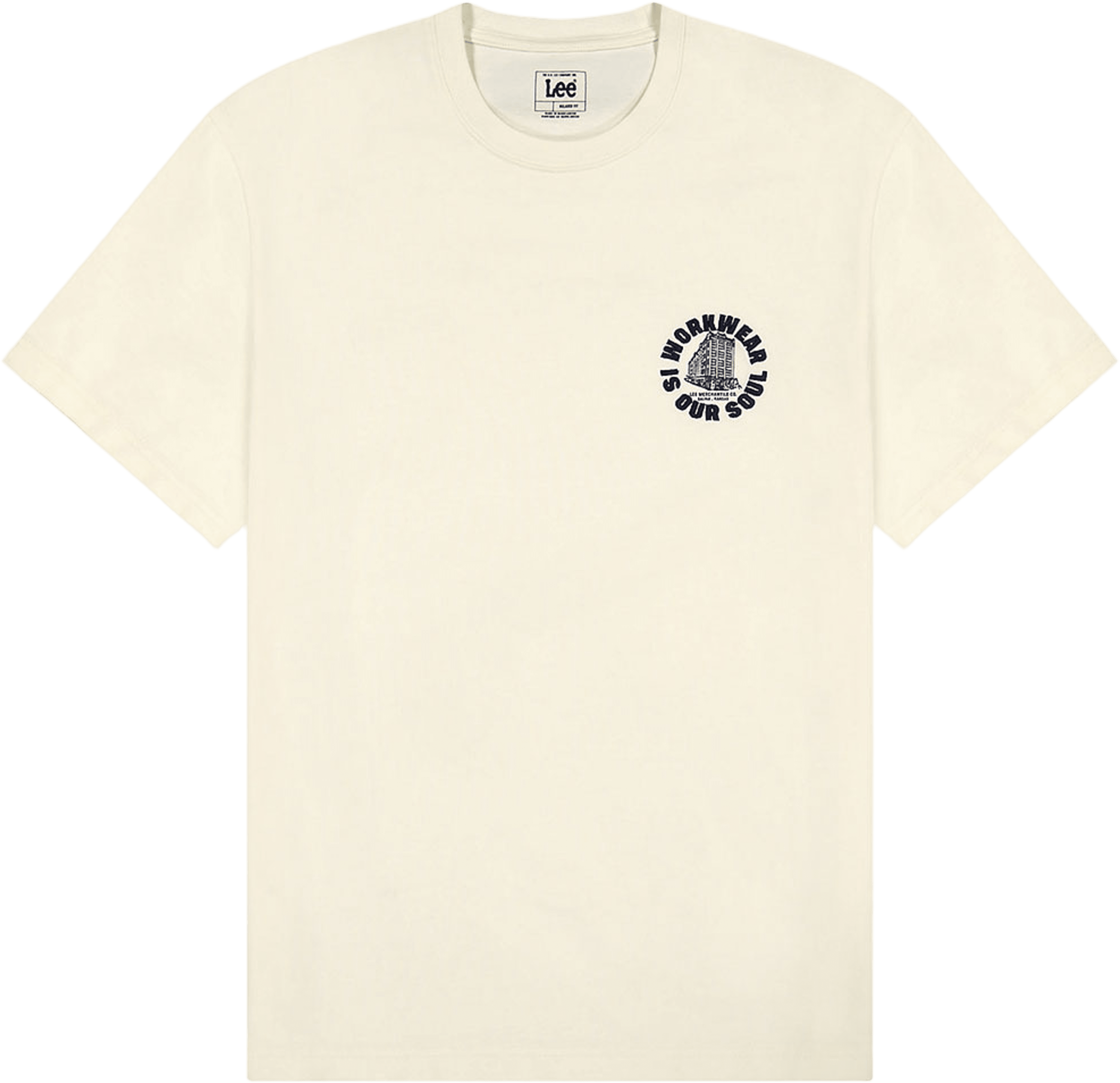Ww Graphic Tee, från Lee, i färgen Ecru. Klicka för att öppna bilden i stort format