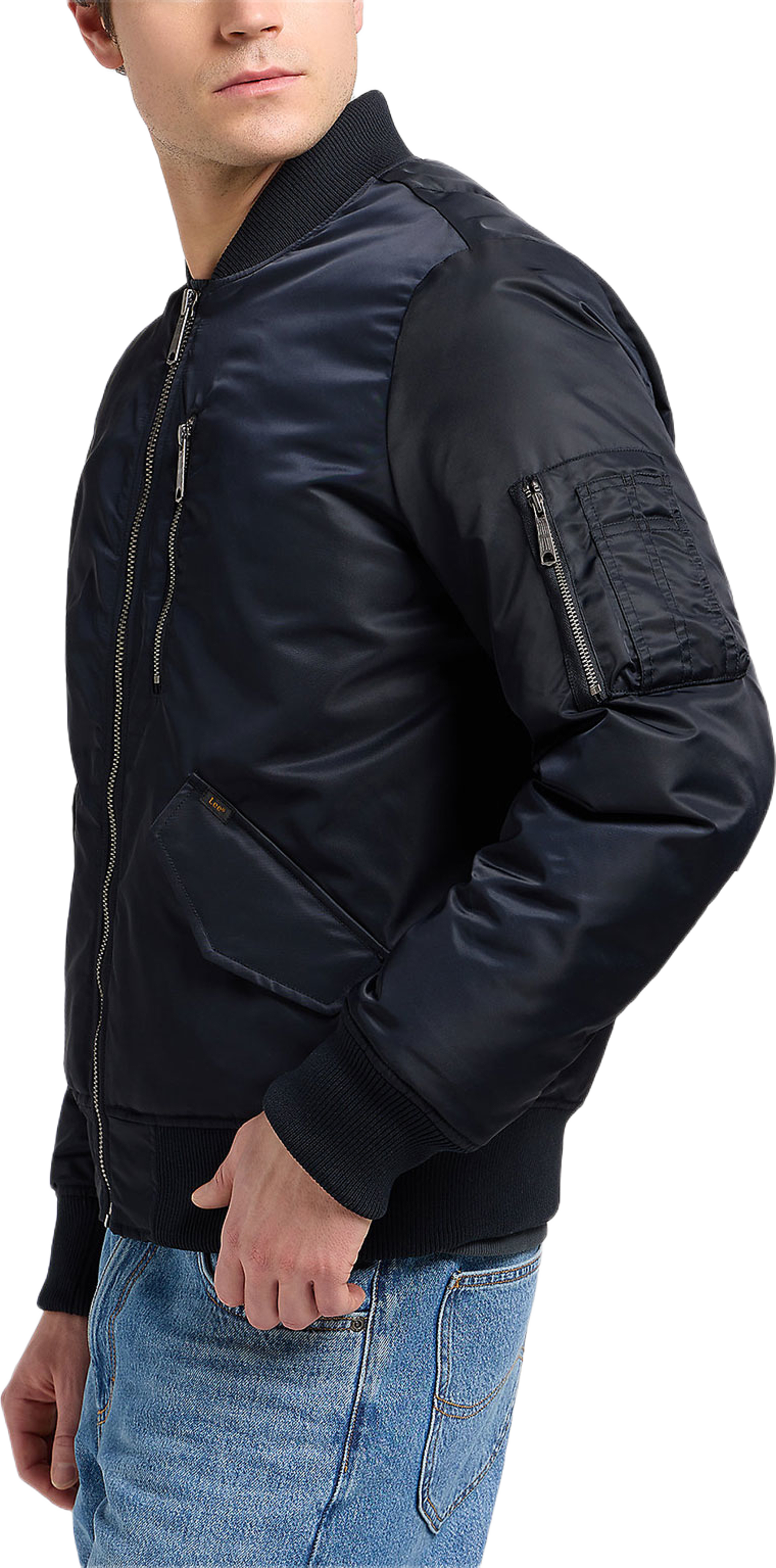 Bomber Jacket, från Lee, i färgen Black. Klicka för att öppna bilden i stort format