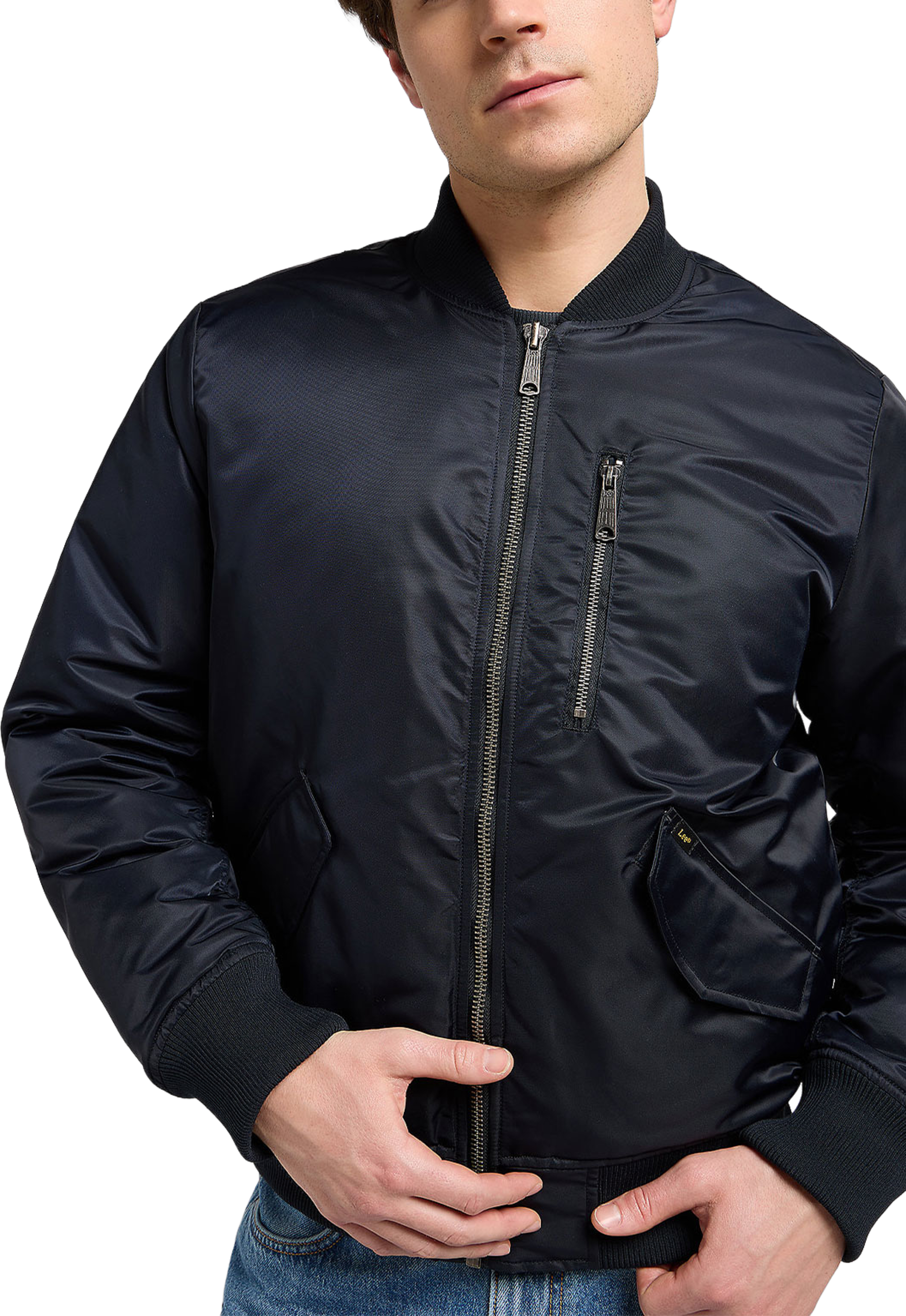 Bomber Jacket, från Lee, i färgen Black. Klicka för att öppna bilden i stort format