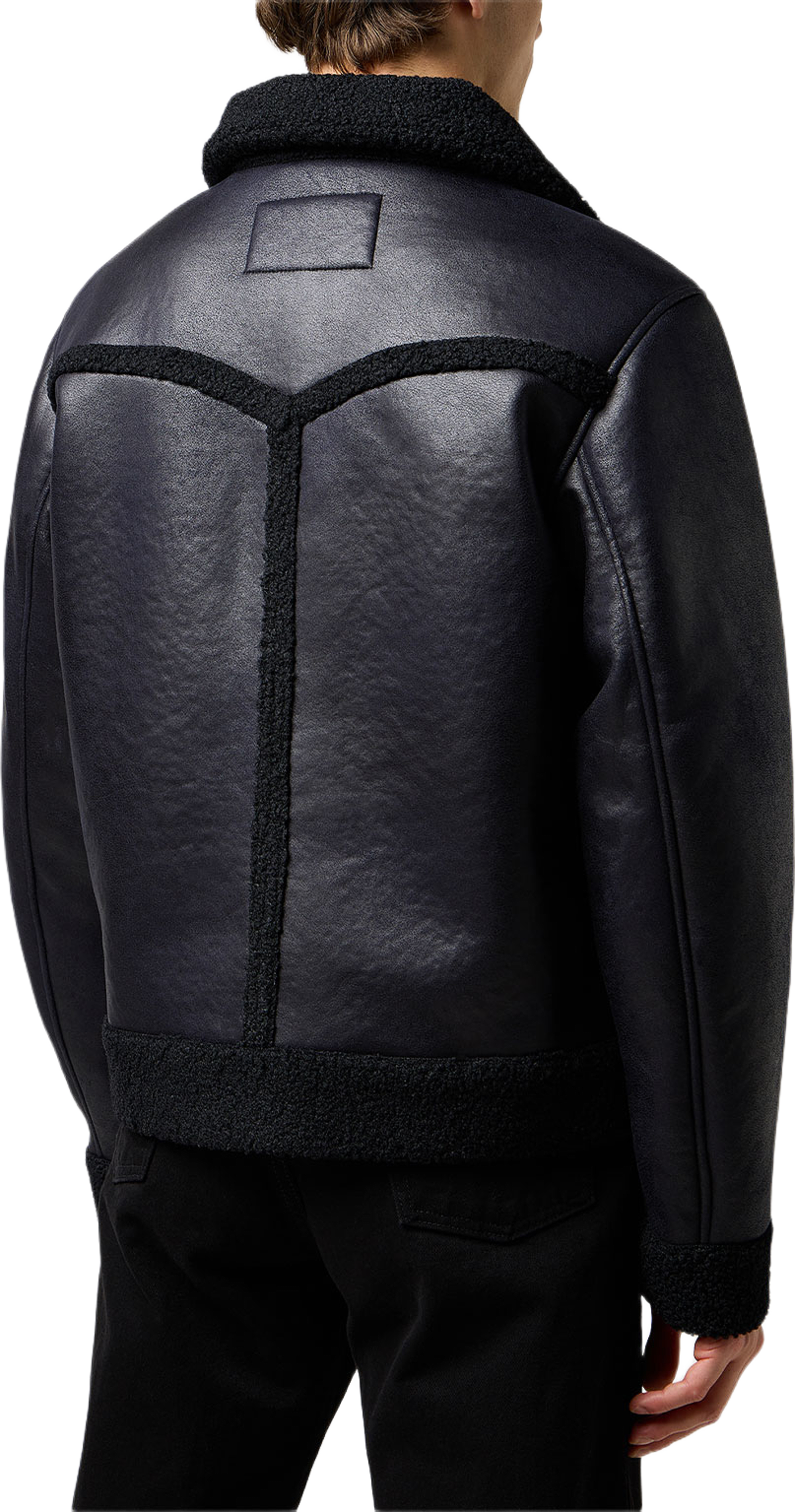 Shearling Jacket, från Wrangler, i färgen Black. Klicka för att öppna bilden i stort format