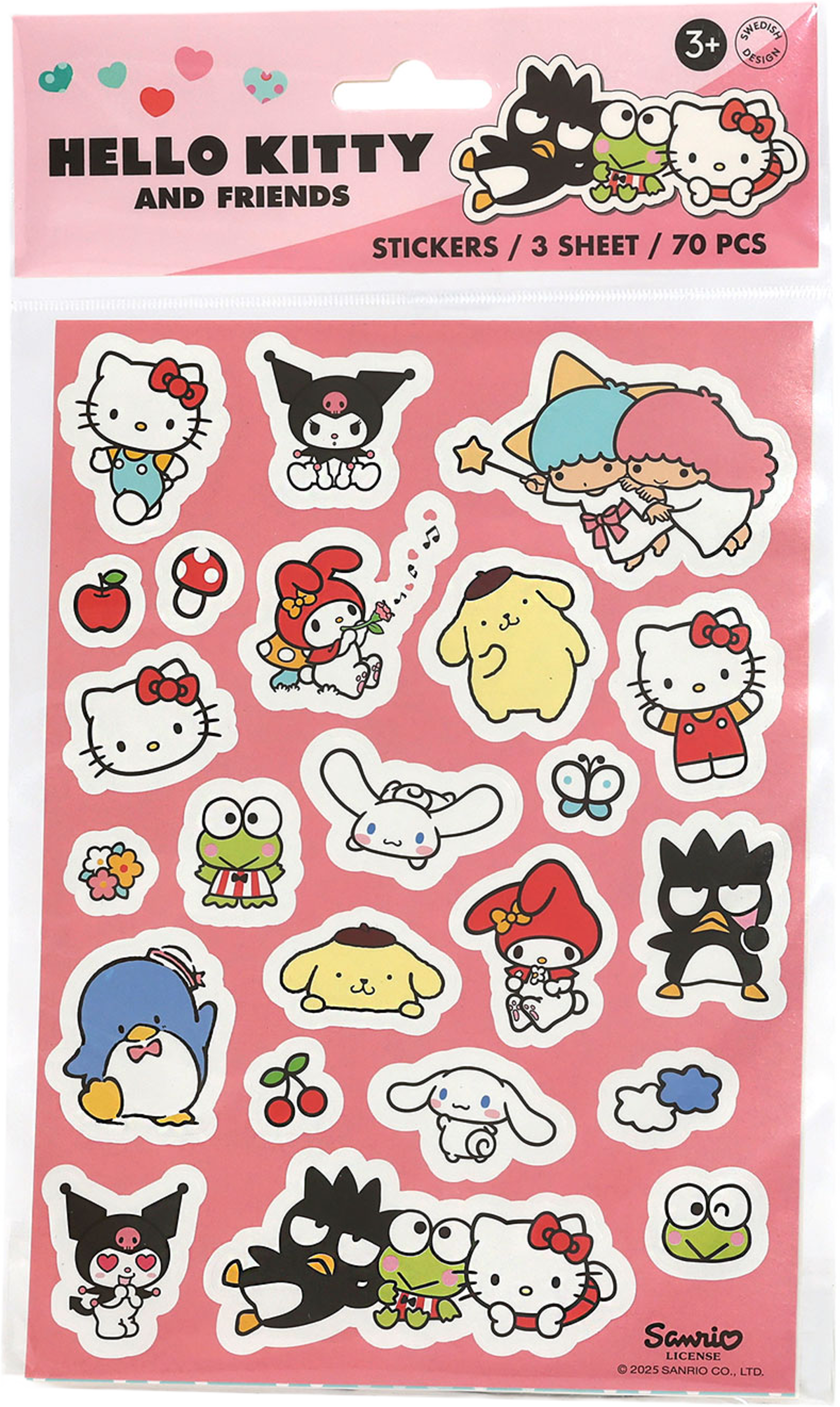 Hello Kitty Klistermärken, från Hello Kitty. Klicka för att öppna bilden i stort format