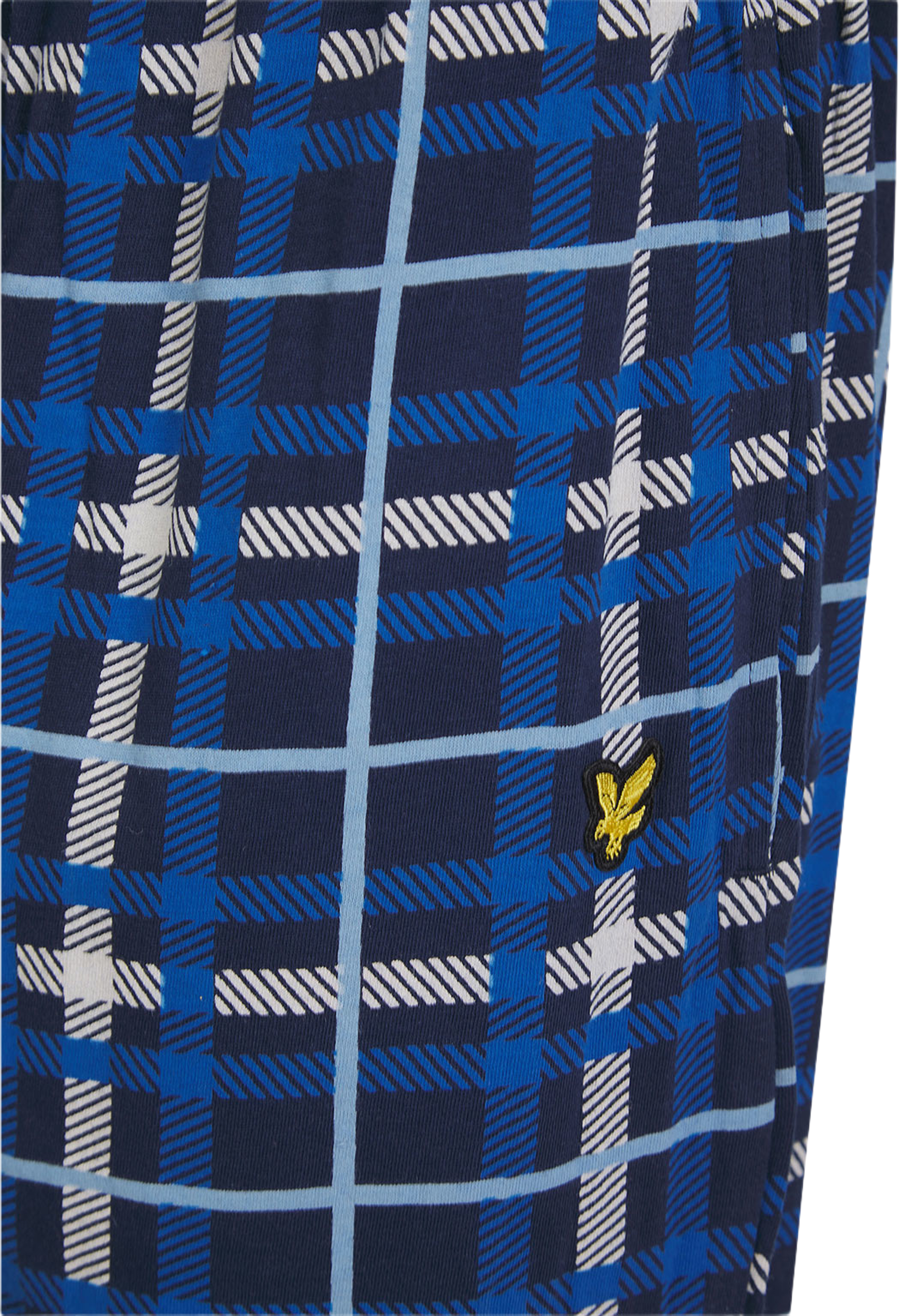 Percival Pyjamas set, från Lyle & Scott, i färgen Peacoat/Peacoat Check. Klicka för att öppna bilden i stort format