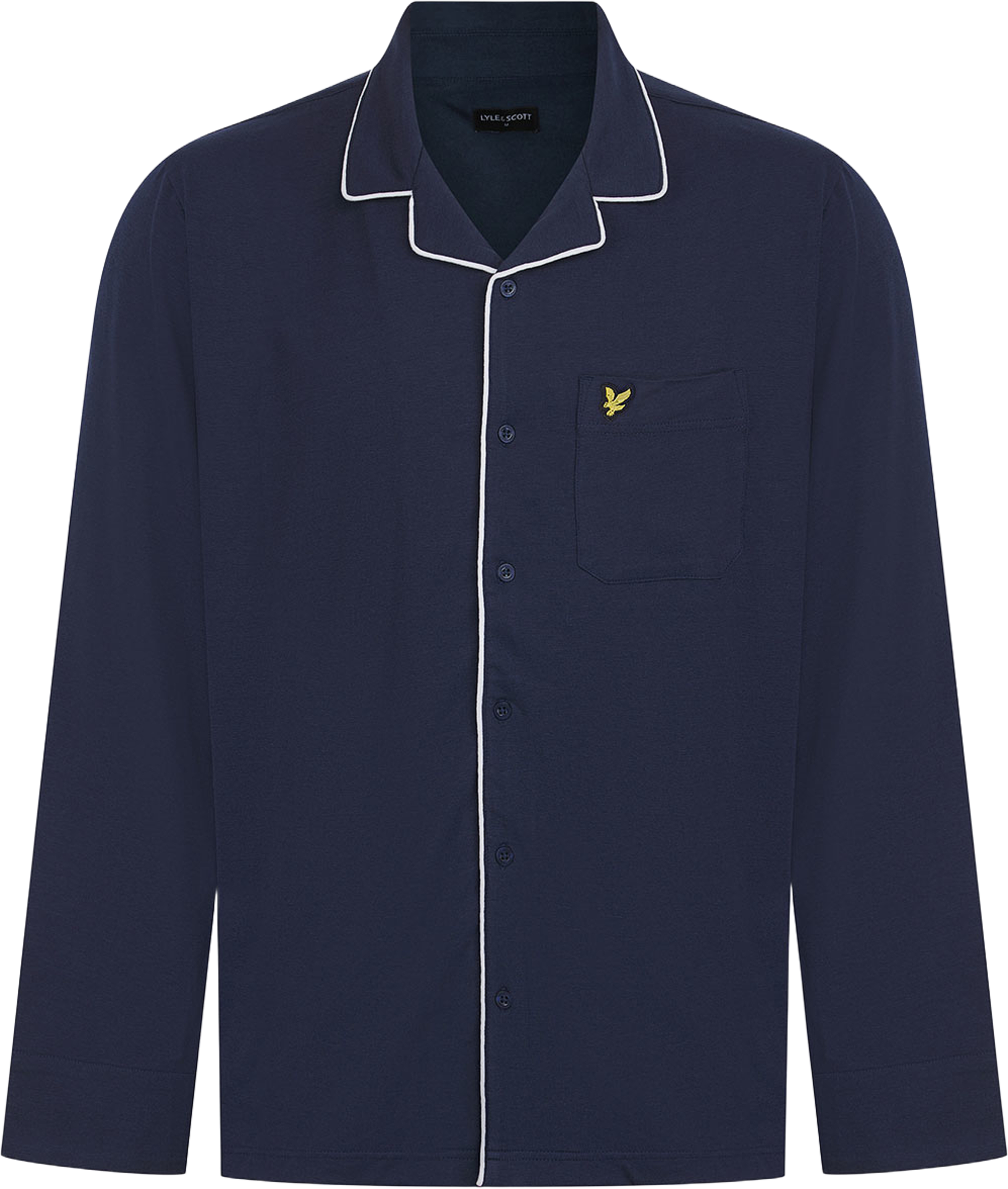Bellingham Pyjamas set, från Lyle & Scott, i färgen Peacoat. Klicka för att öppna bilden i stort format