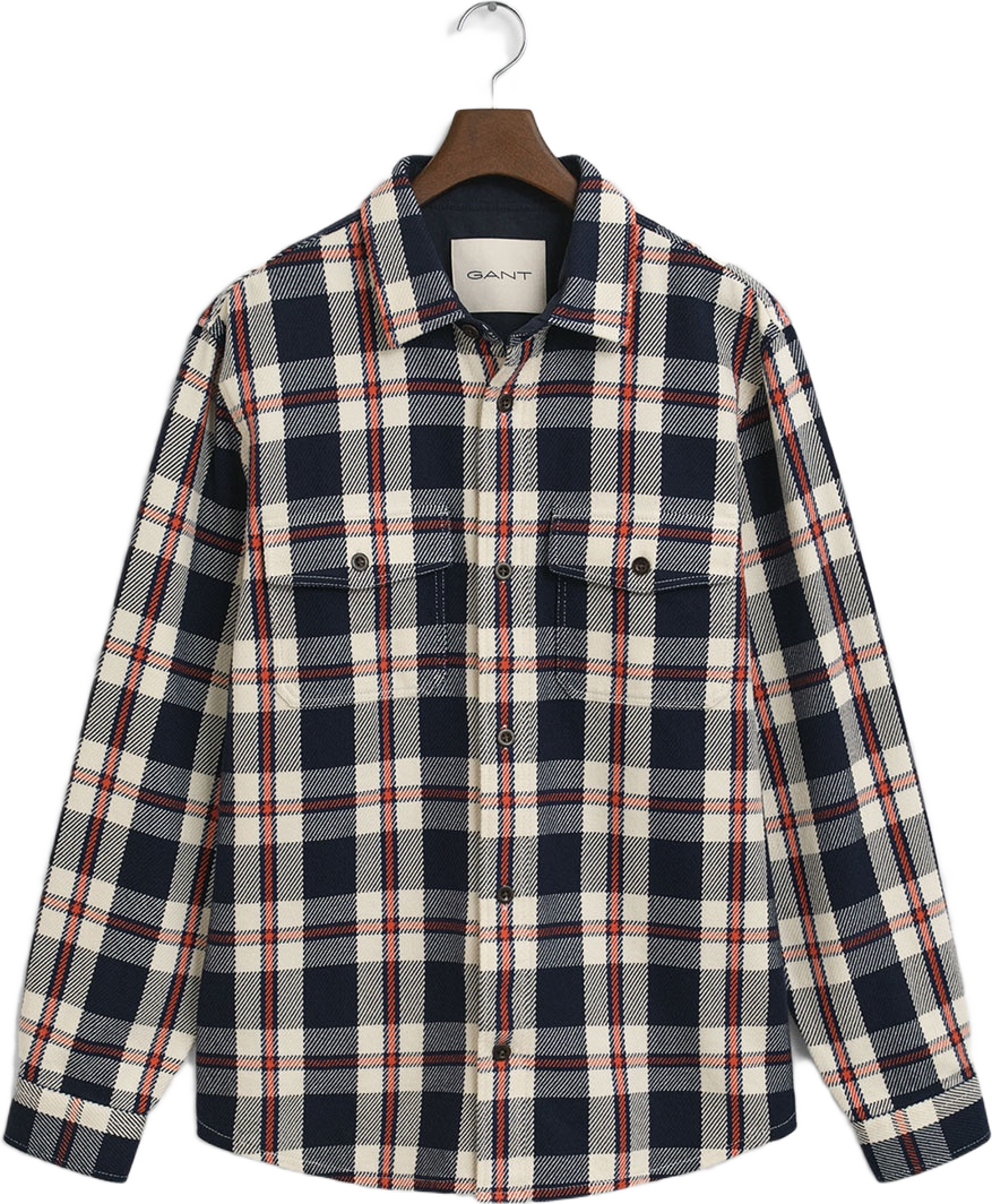 Heavy Twill Check Overshirt