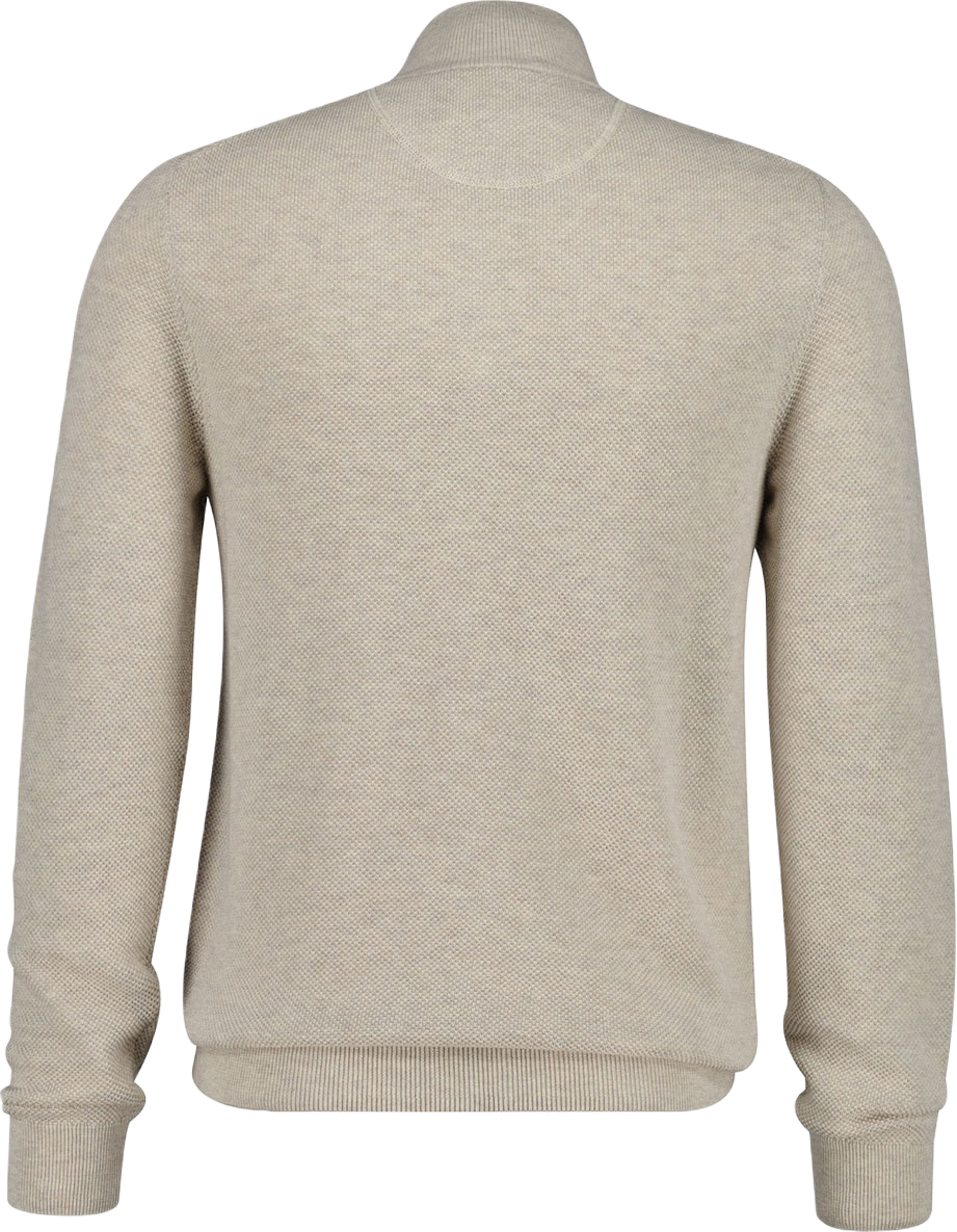 Cotton Piqué Half-Zip Sweater