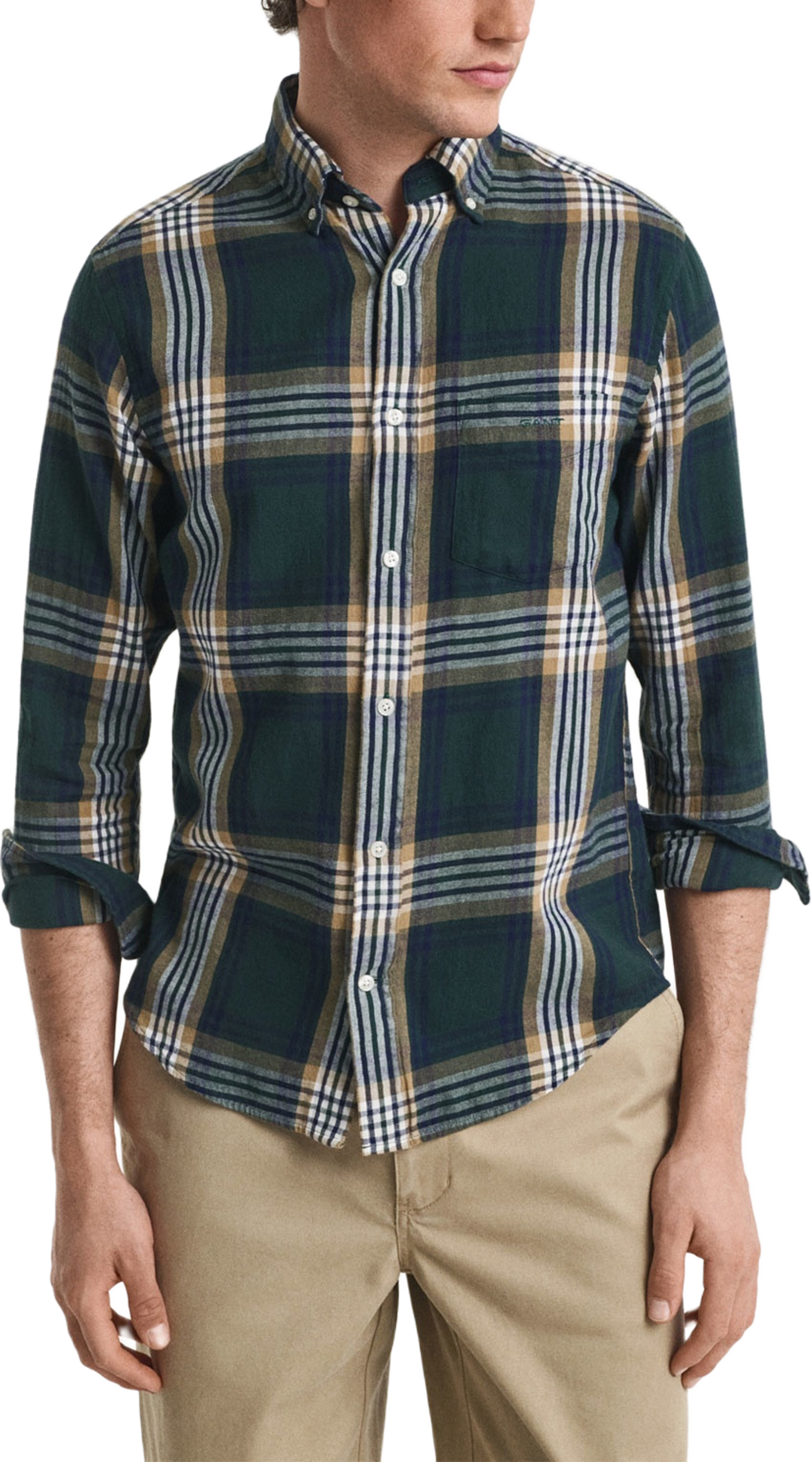 Reg Windblown Flannel Check Shirt