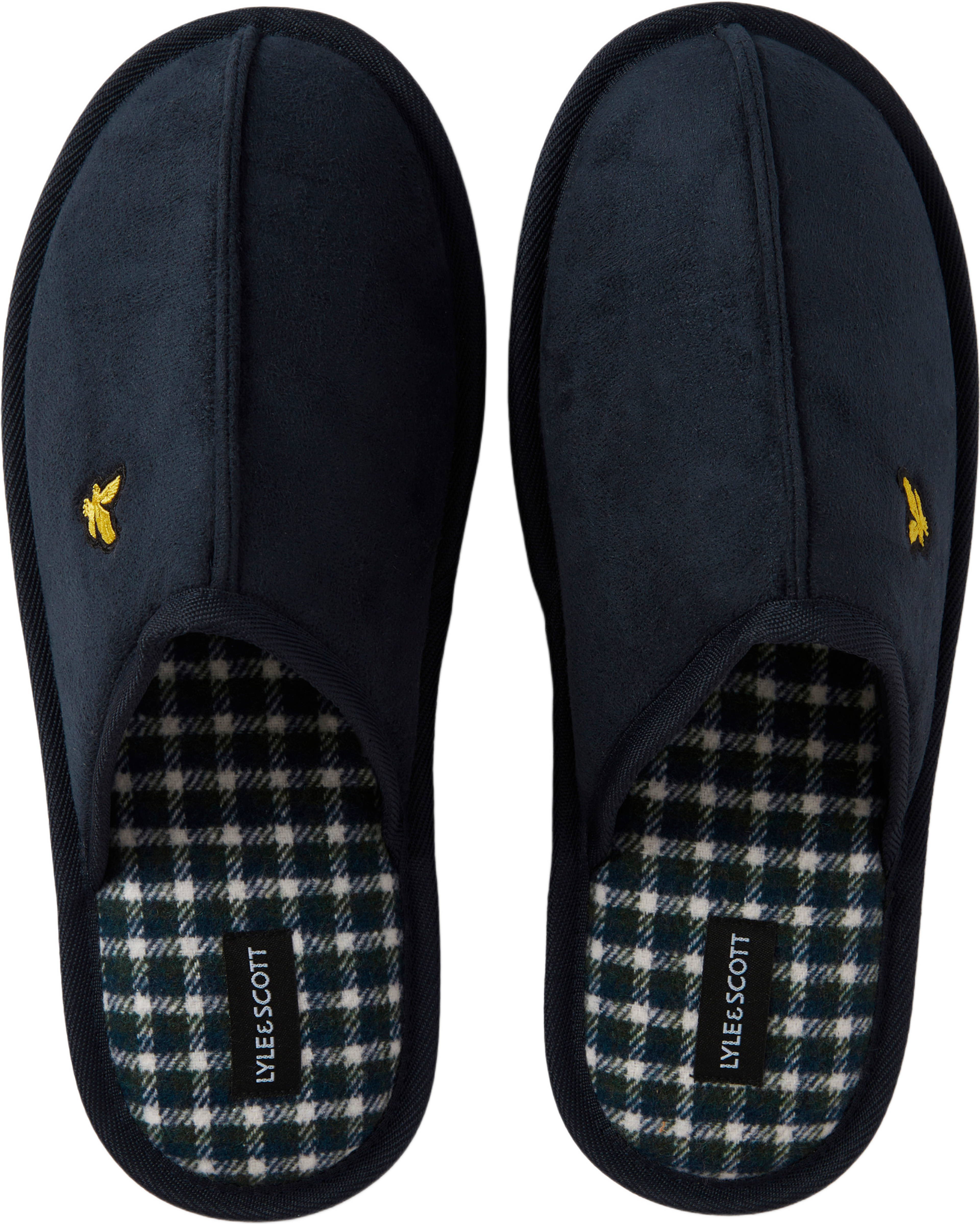 Pippin Slipper, från Lyle & Scott, i färgen Salute. Klicka för att öppna bilden i stort format