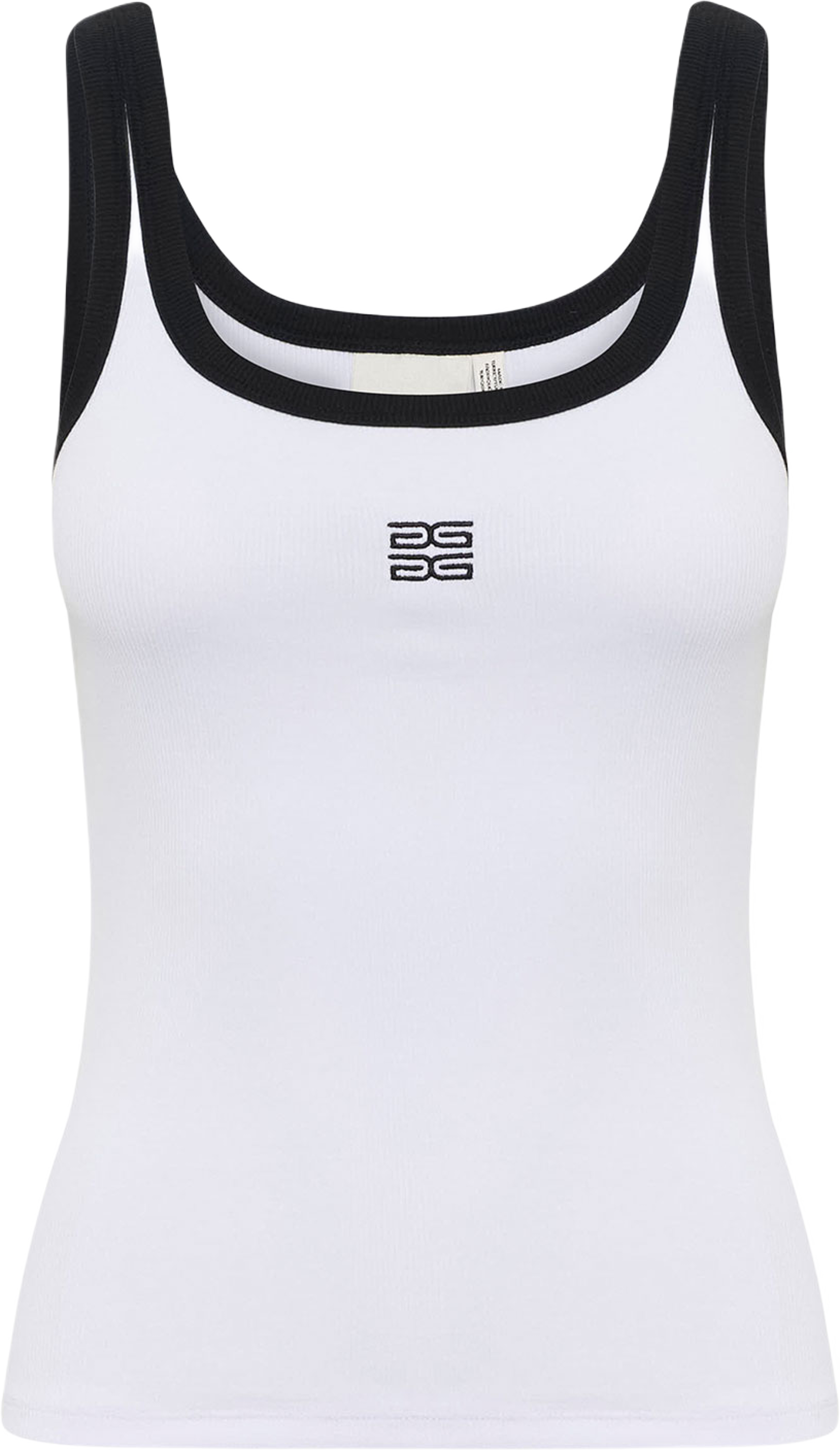 GZdrew contrast logo top, från Gestuz, i färgen Bright White. Klicka för att öppna bilden i stort format