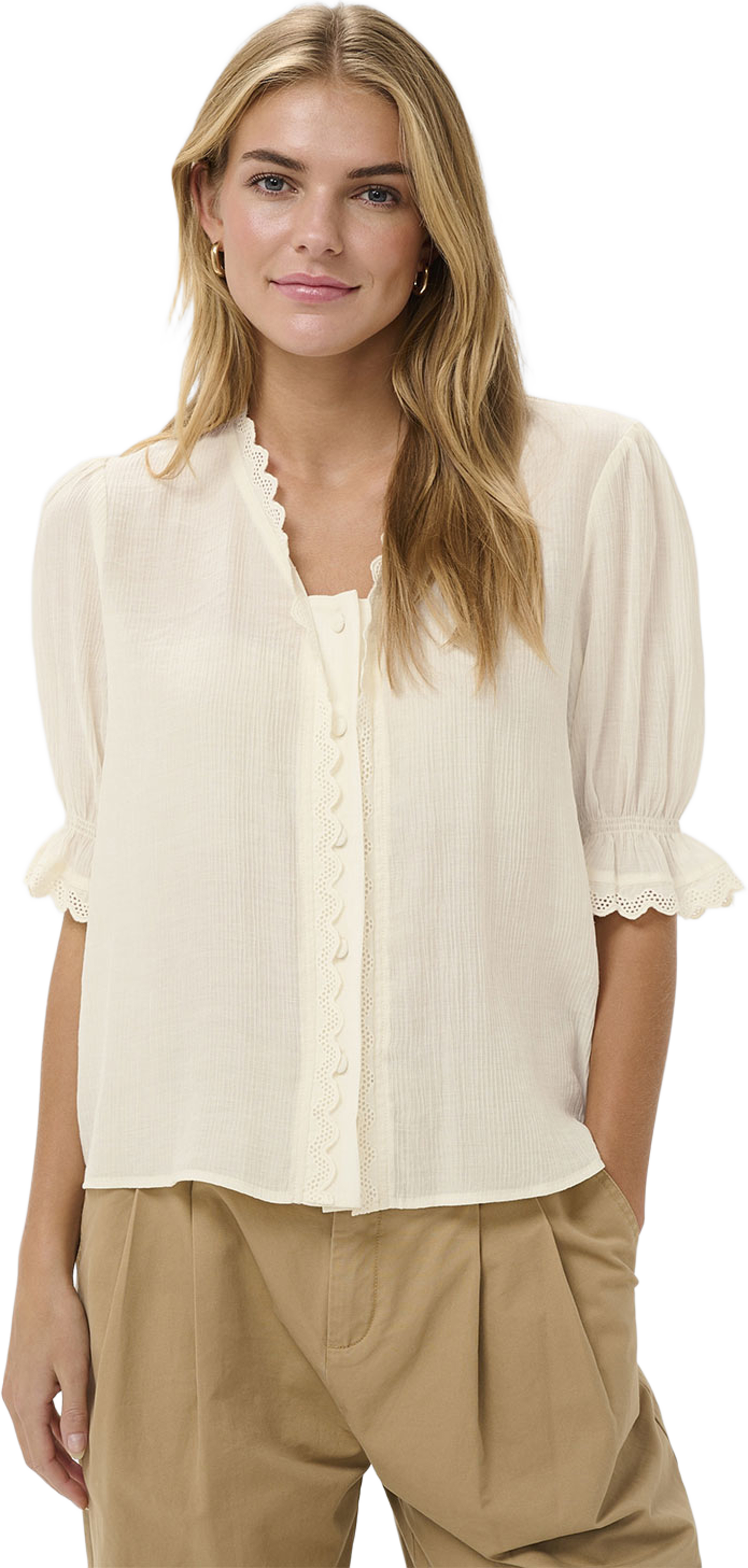 KristelSZ Shirt, från Saint Tropez, i färgen Ice. Klicka för att öppna bilden i stort format