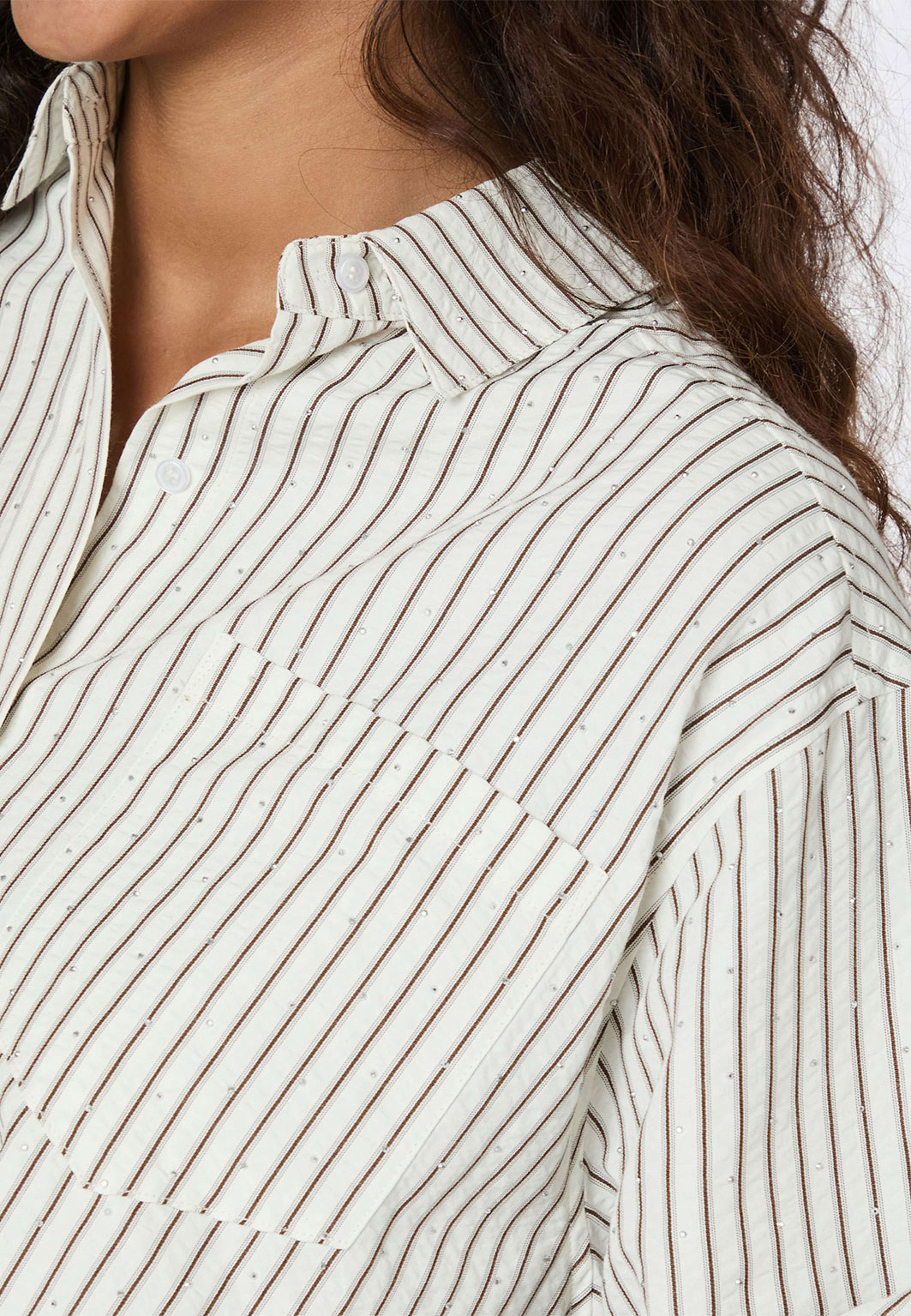 Dalma Crepe Stone Shirt