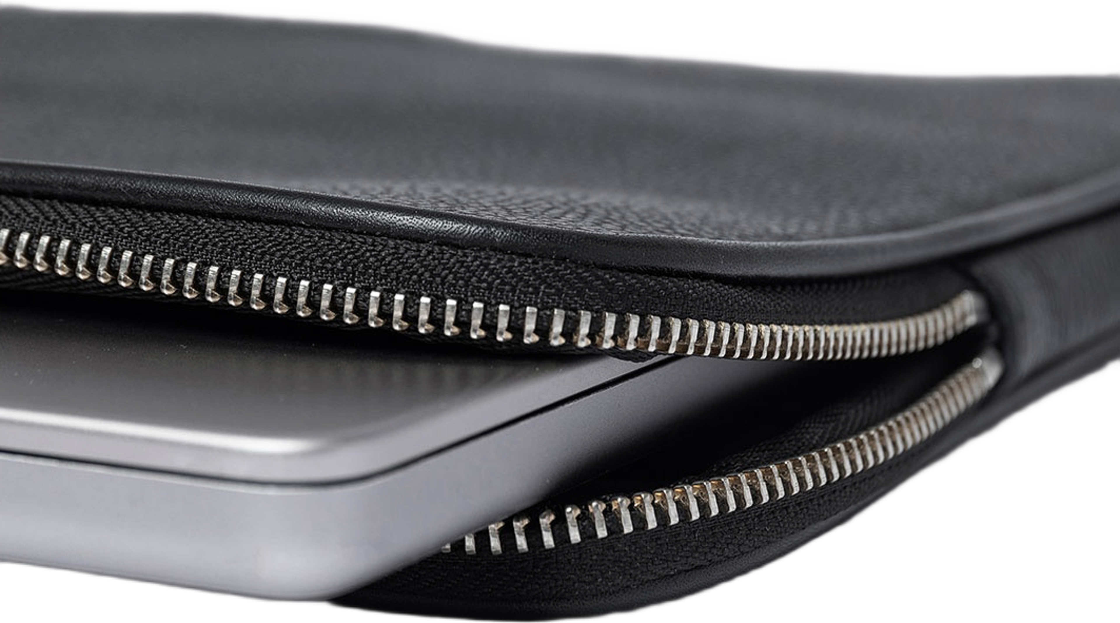 Leather Laptop Case Piping