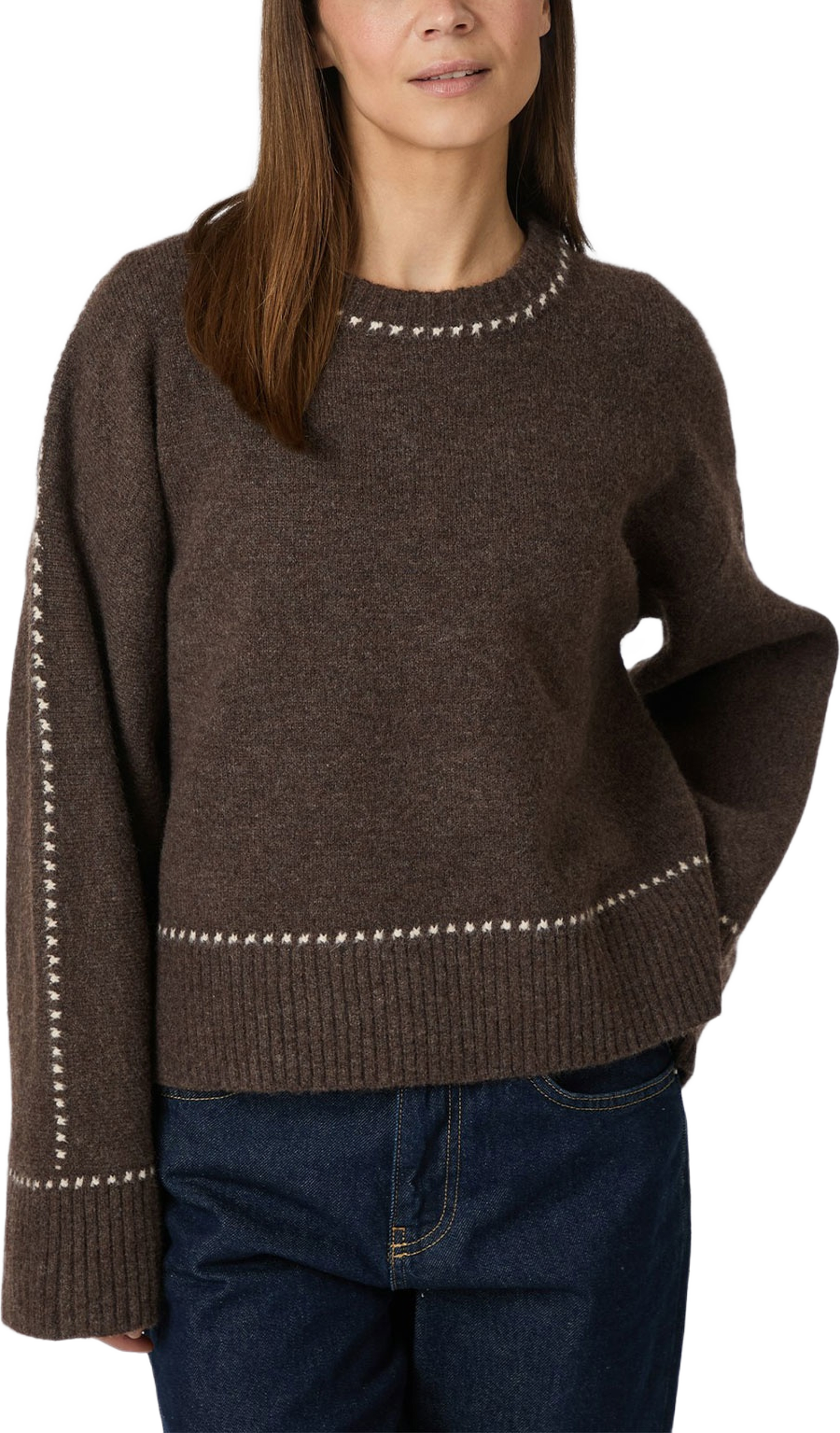 Roeme Knit Stitch Blouse