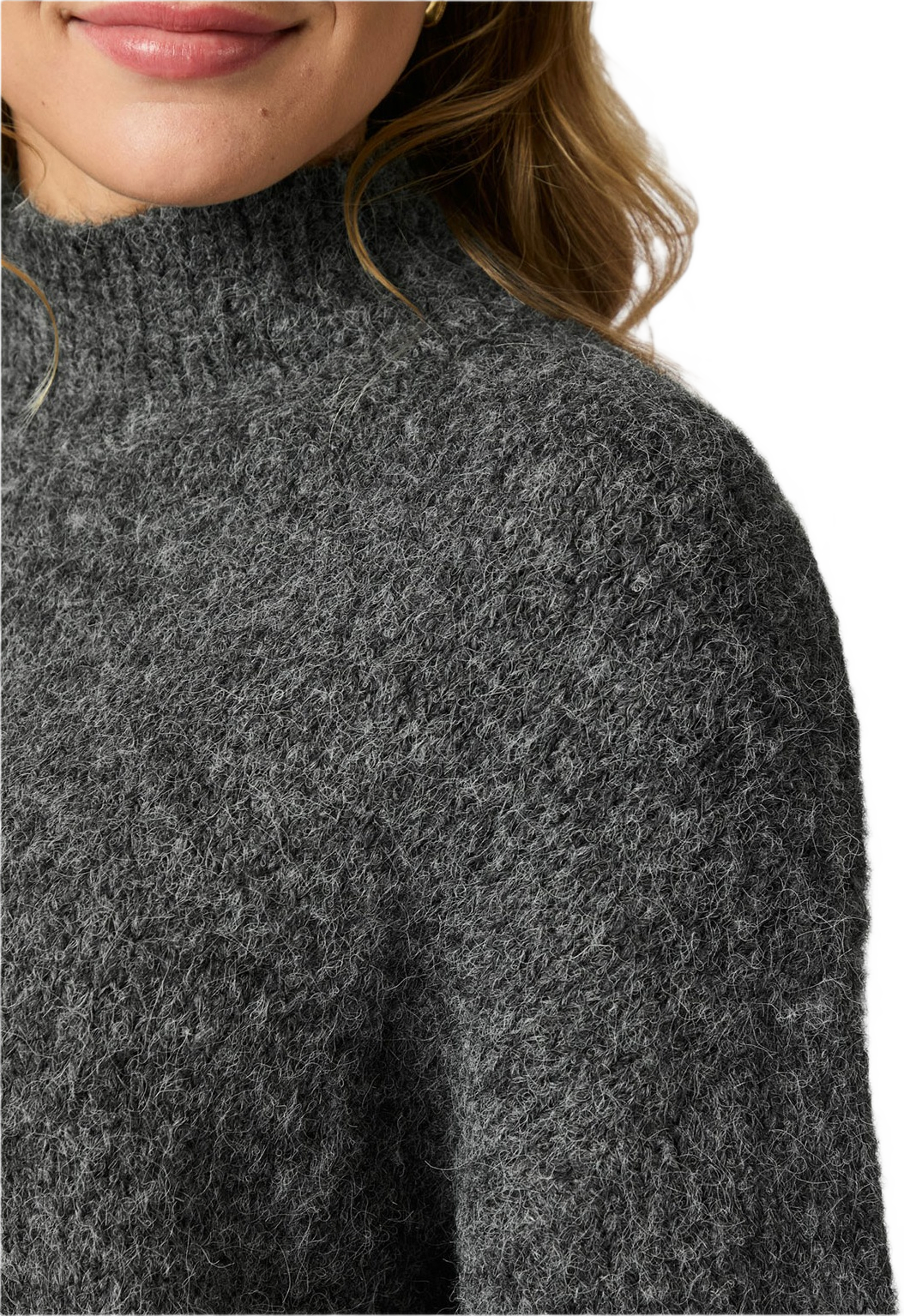 Paulina Fluffy Knit Blouse