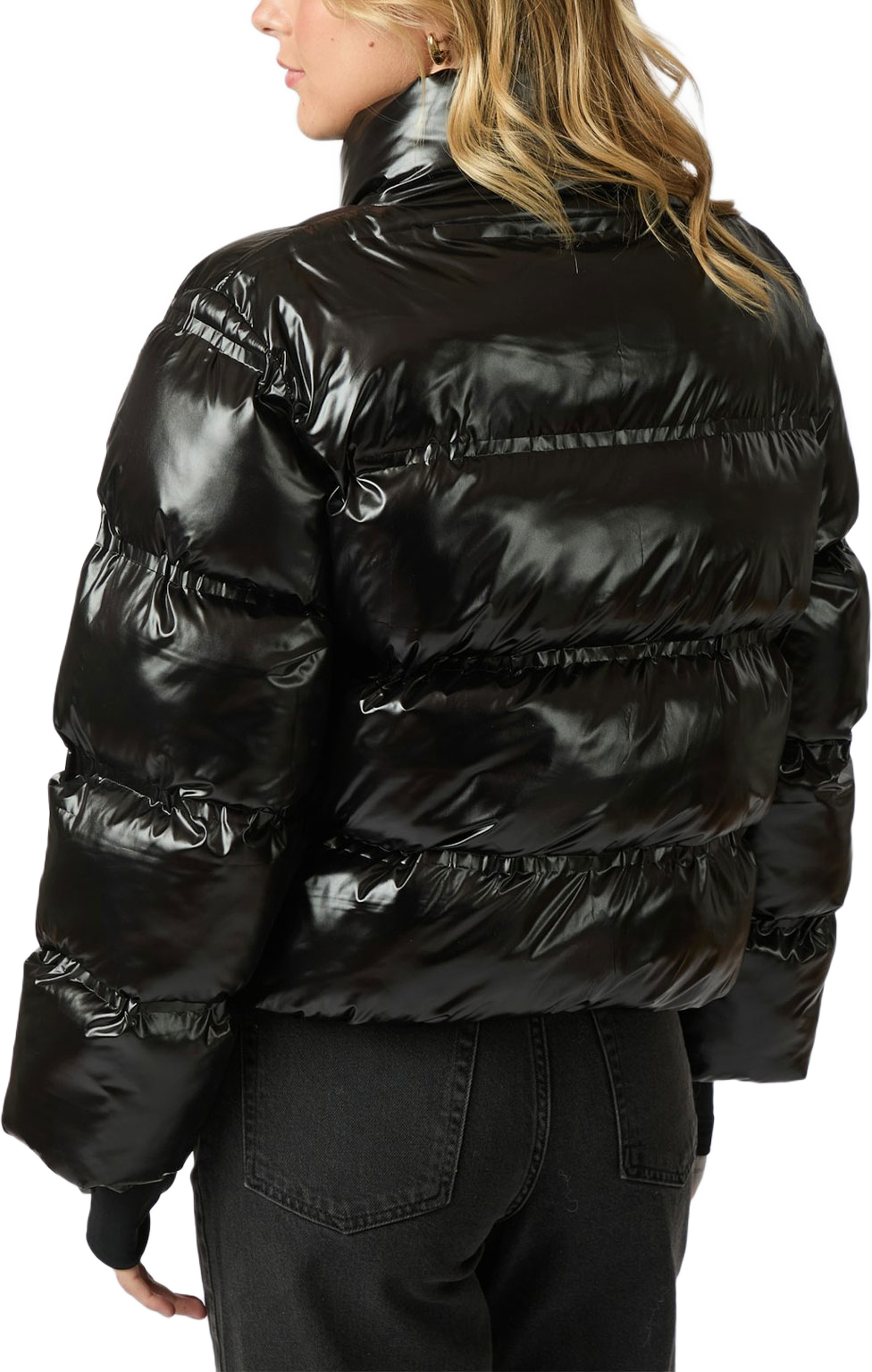 Rhea Shiny Puffer Jacket, från Neo Noir, i färgen Black.