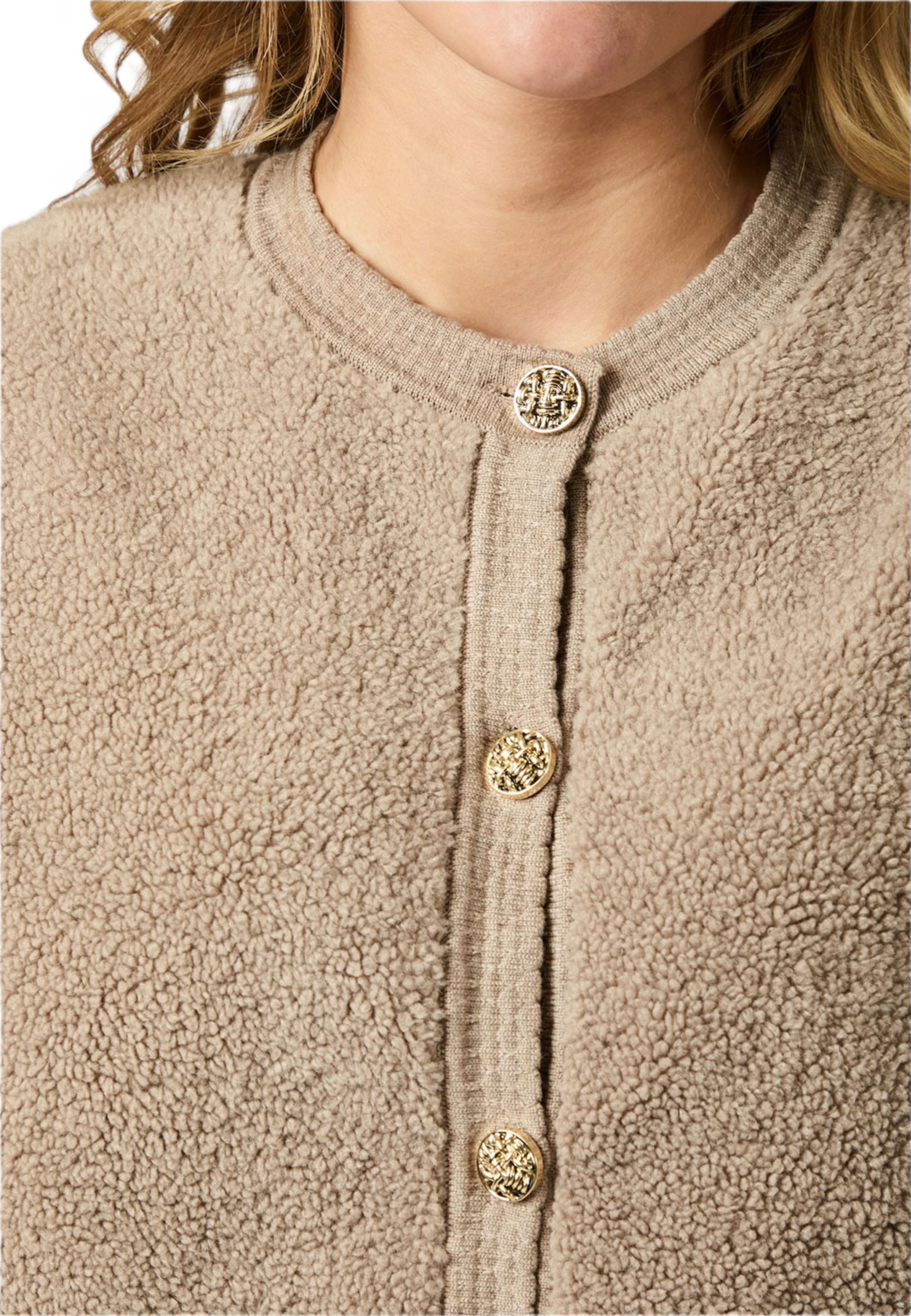 Limo Fluffy Knit Cardigan