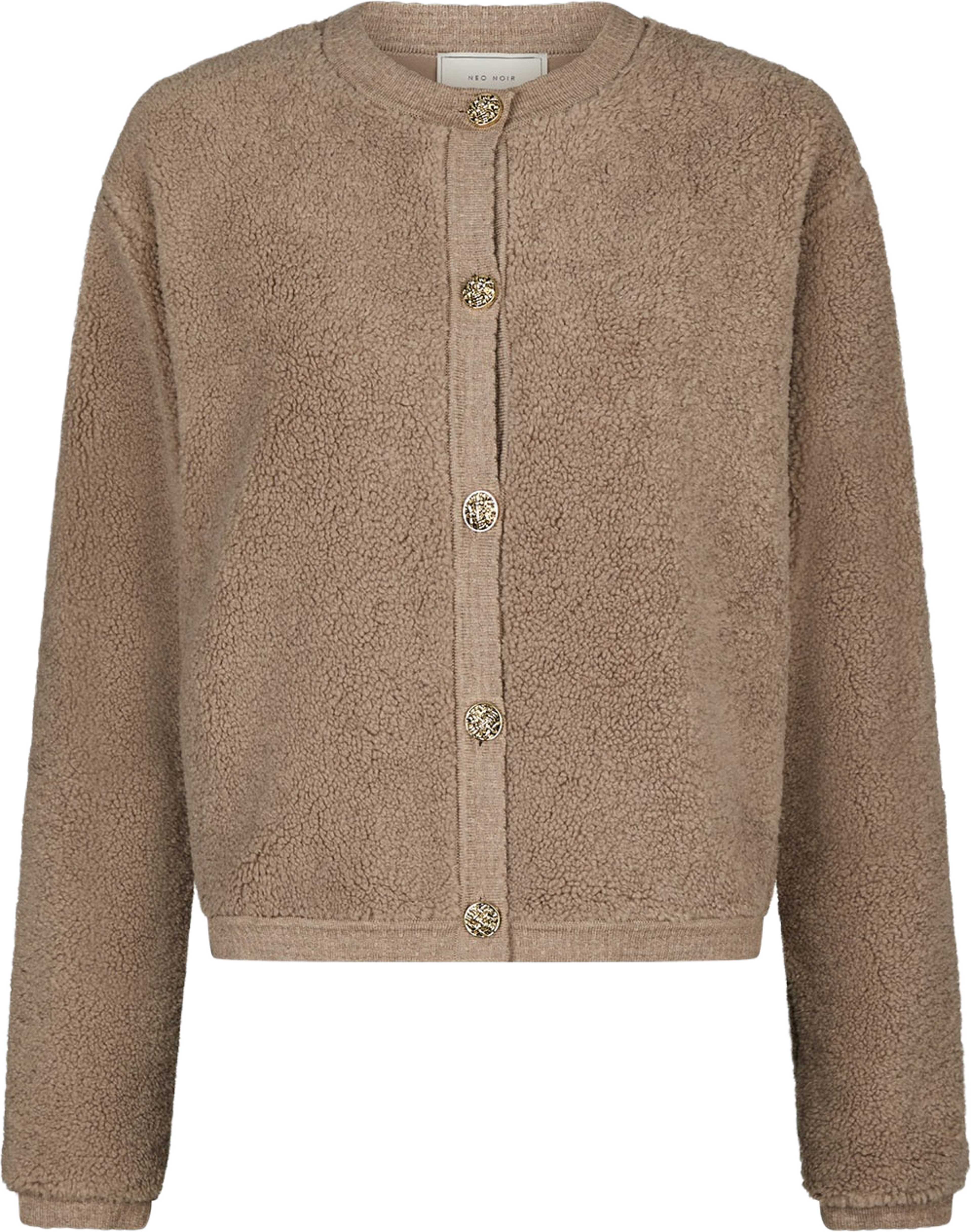 Limo Fluffy Knit Cardigan