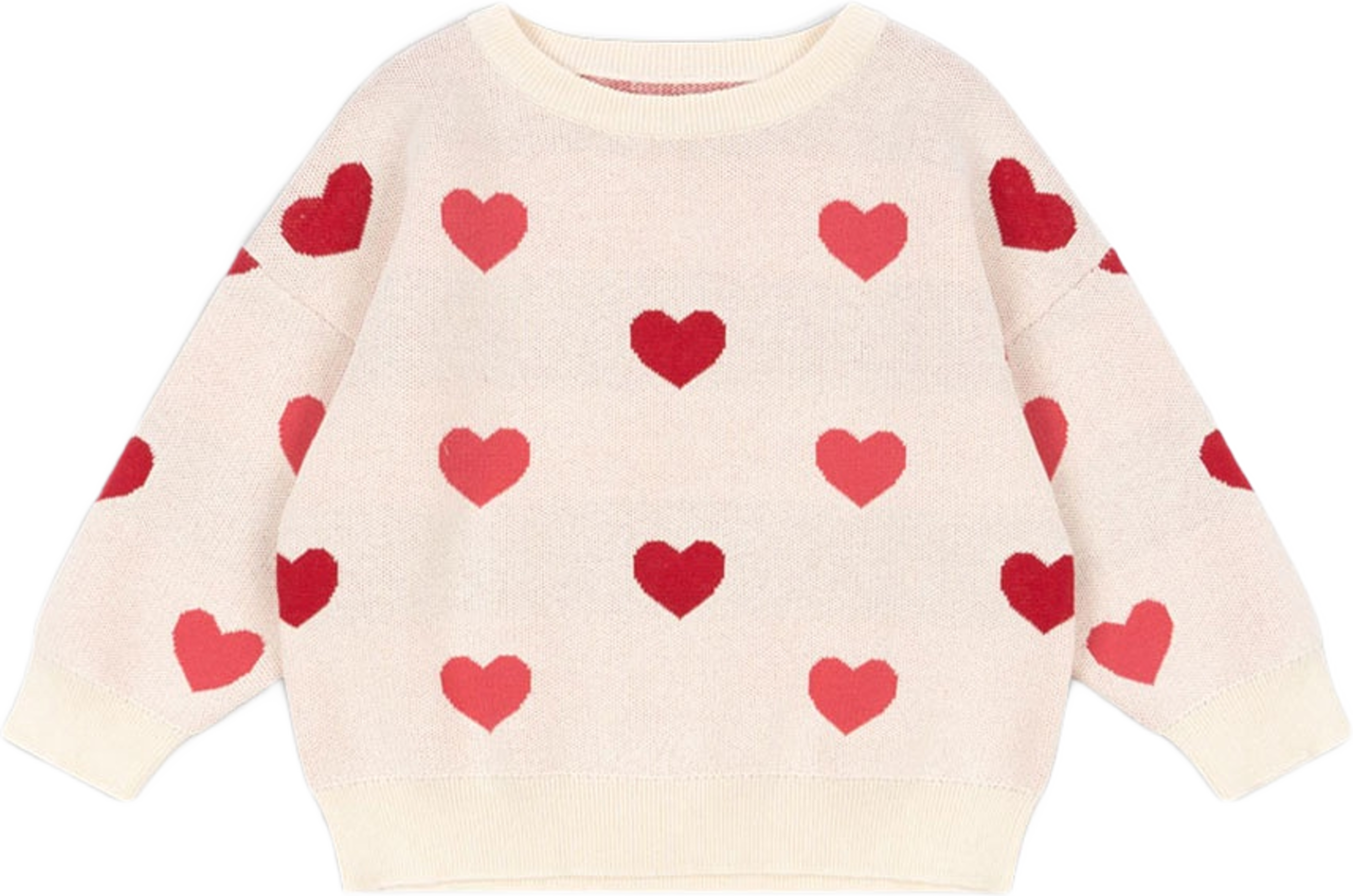 LAPIS KNIT SWEATER GOTS, från Konges Sløjd, i färgen Coeur Coloré Duo Pink.