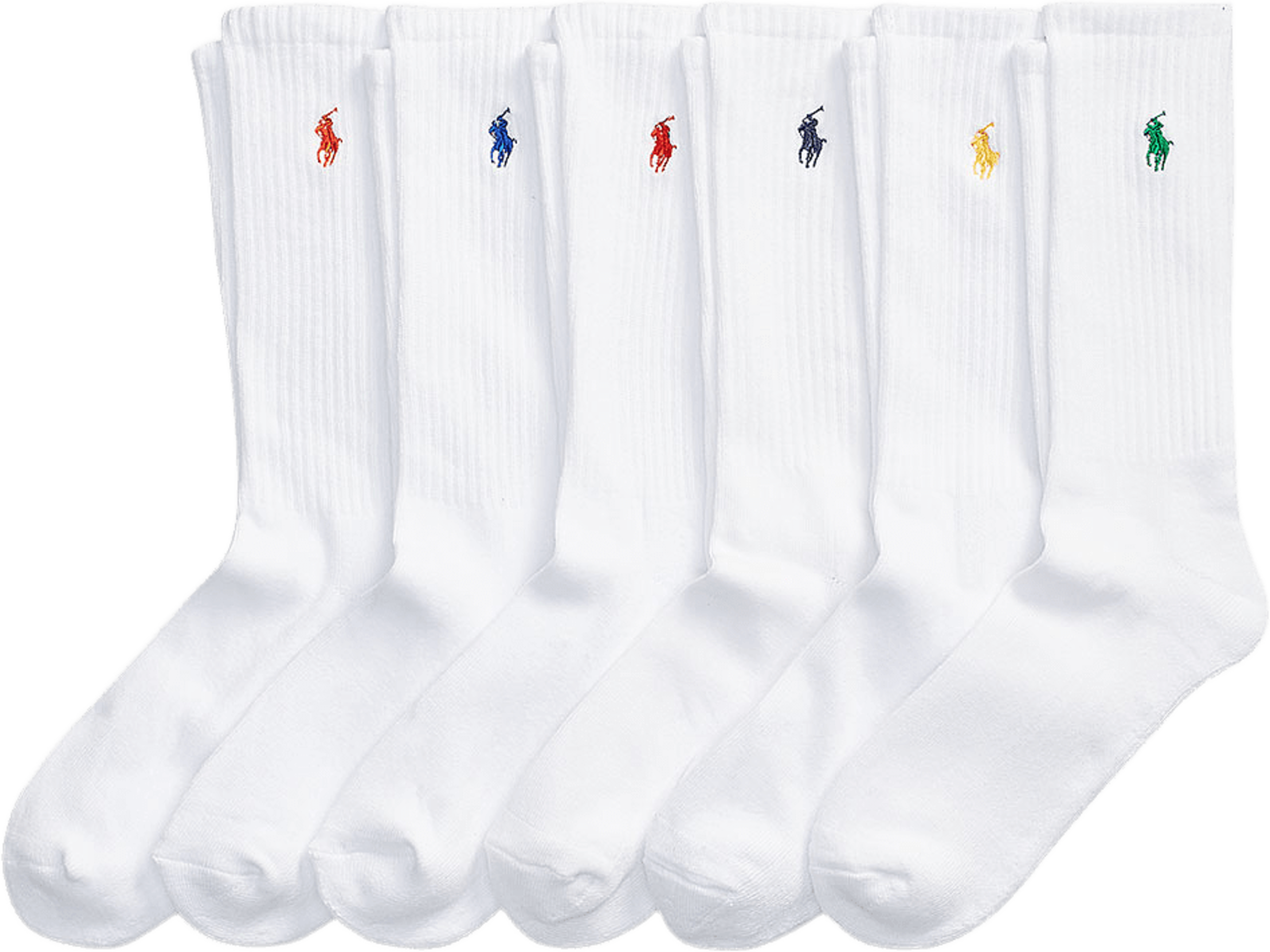 Cotton-Blend Crew Sock 6-Pack