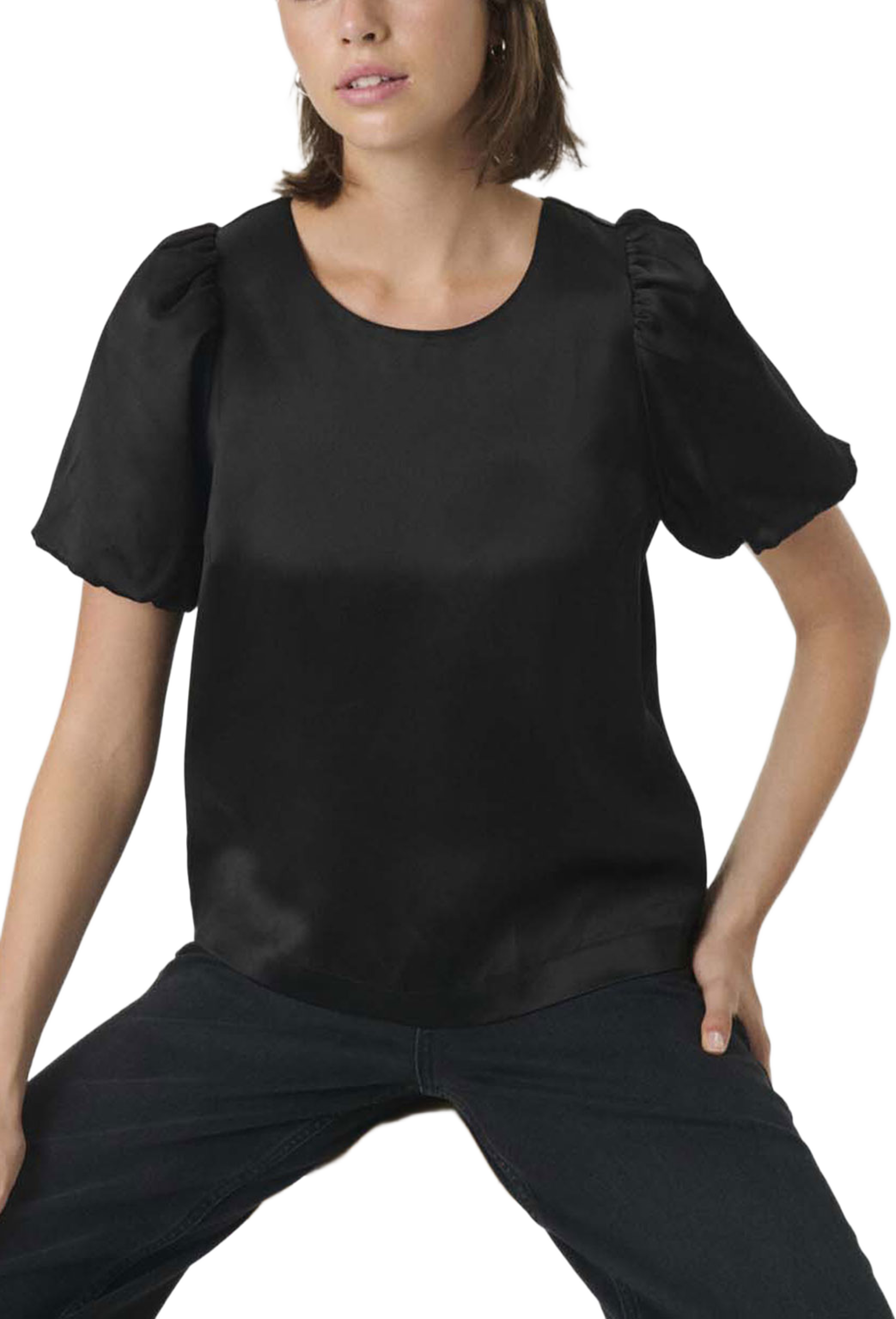 UriaPW BL Shirt, från Part Two, i färgen Black. Klicka för att öppna bilden i stort format