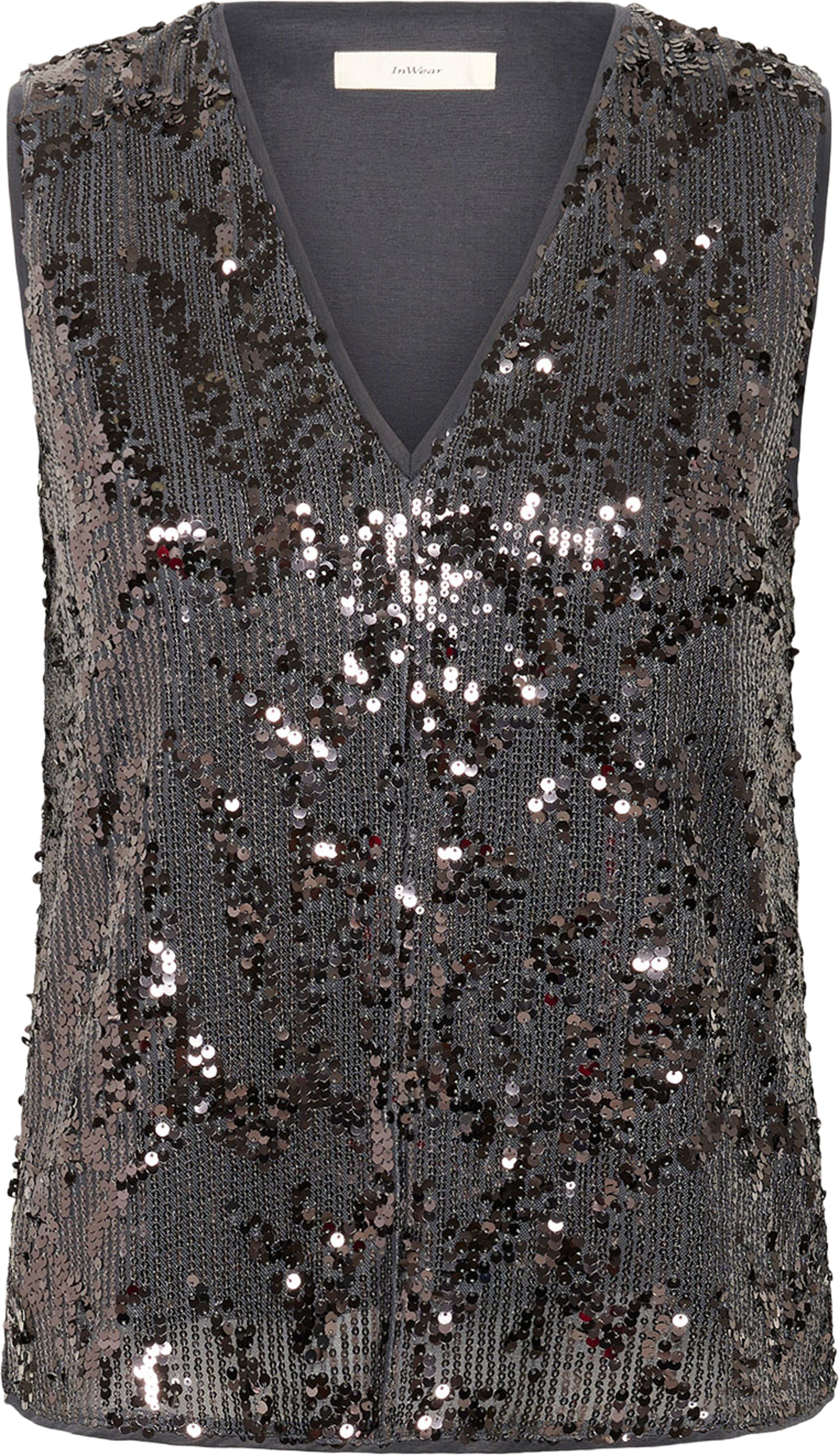 Kimba Top, från Inwear, i färgen Silver. Klicka för att öppna bilden i stort format