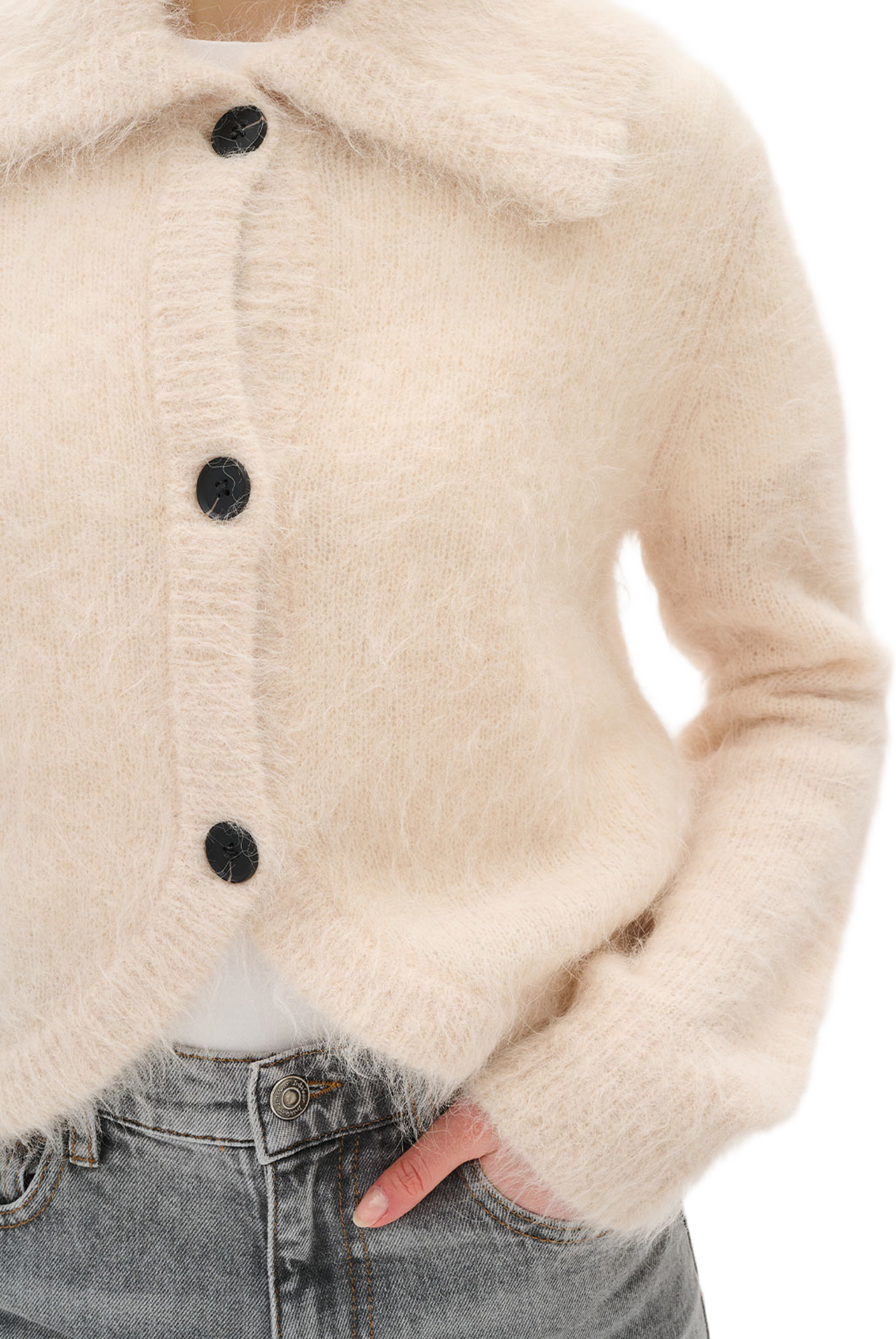 Tello Cardigan, från Inwear, i färgen Haze. Klicka för att öppna bilden i stort format