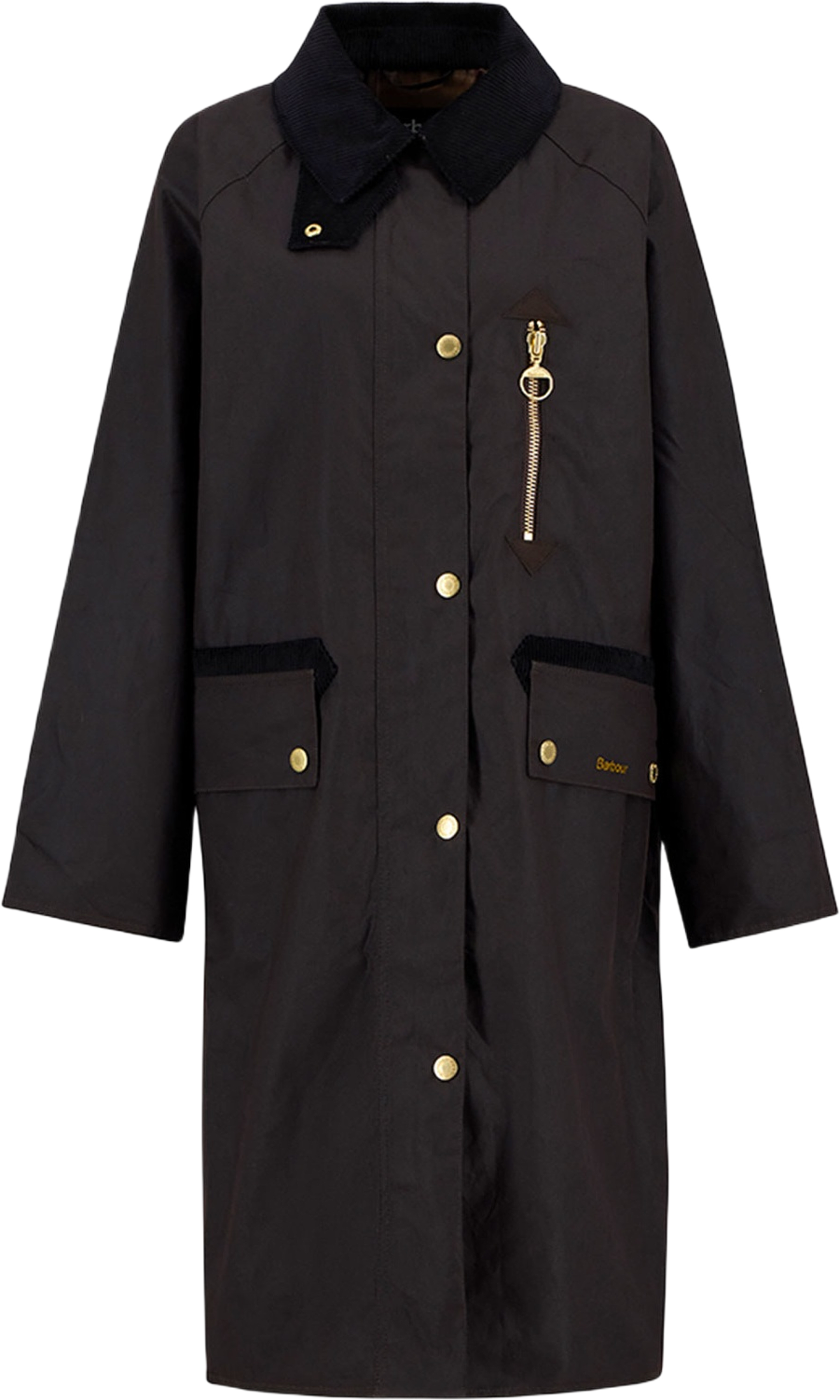 Evette Waxed Car Coat