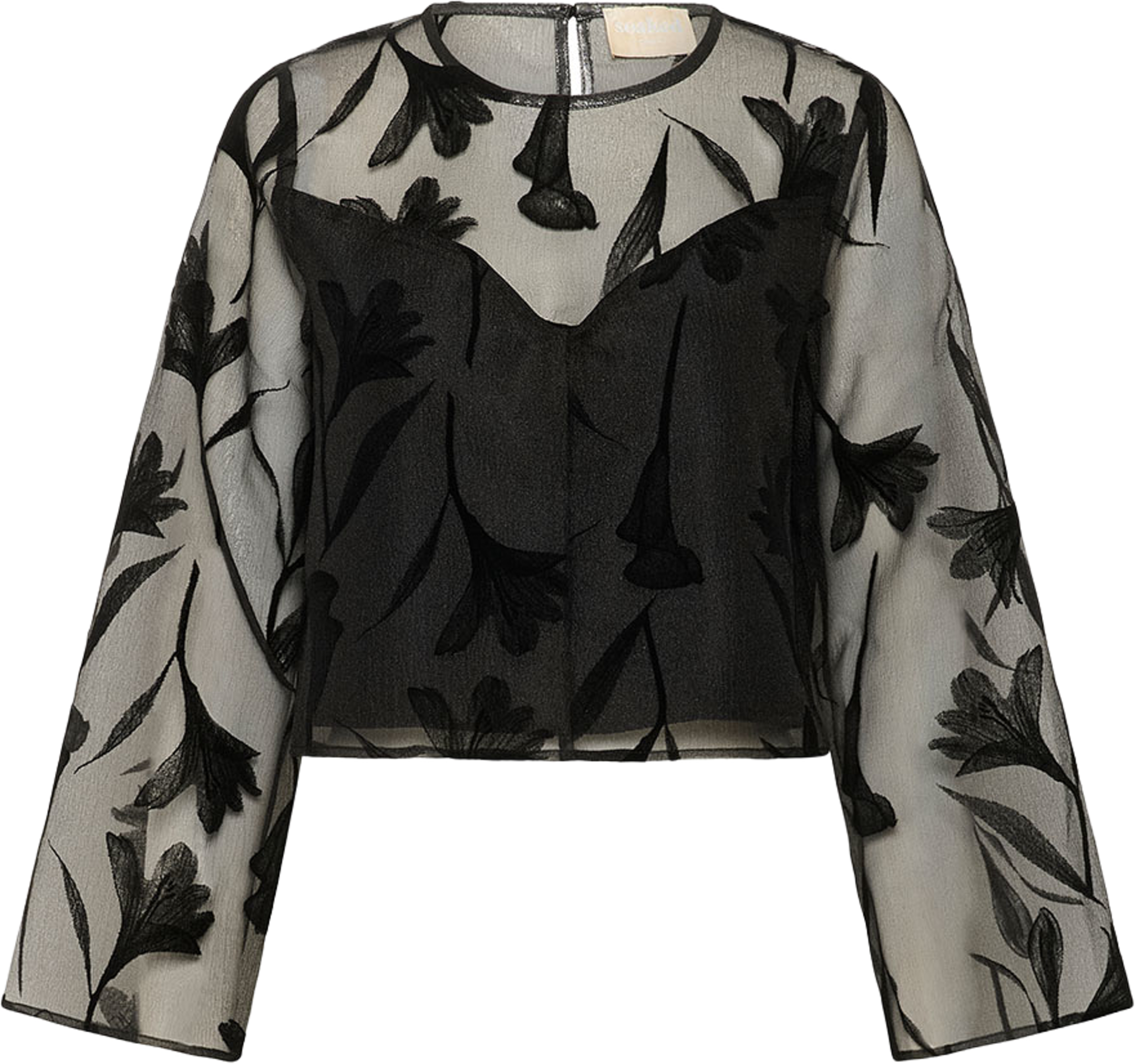 Philomena Blouse, från Soaked In Luxury, i färgen Black. Klicka för att öppna bilden i stort format